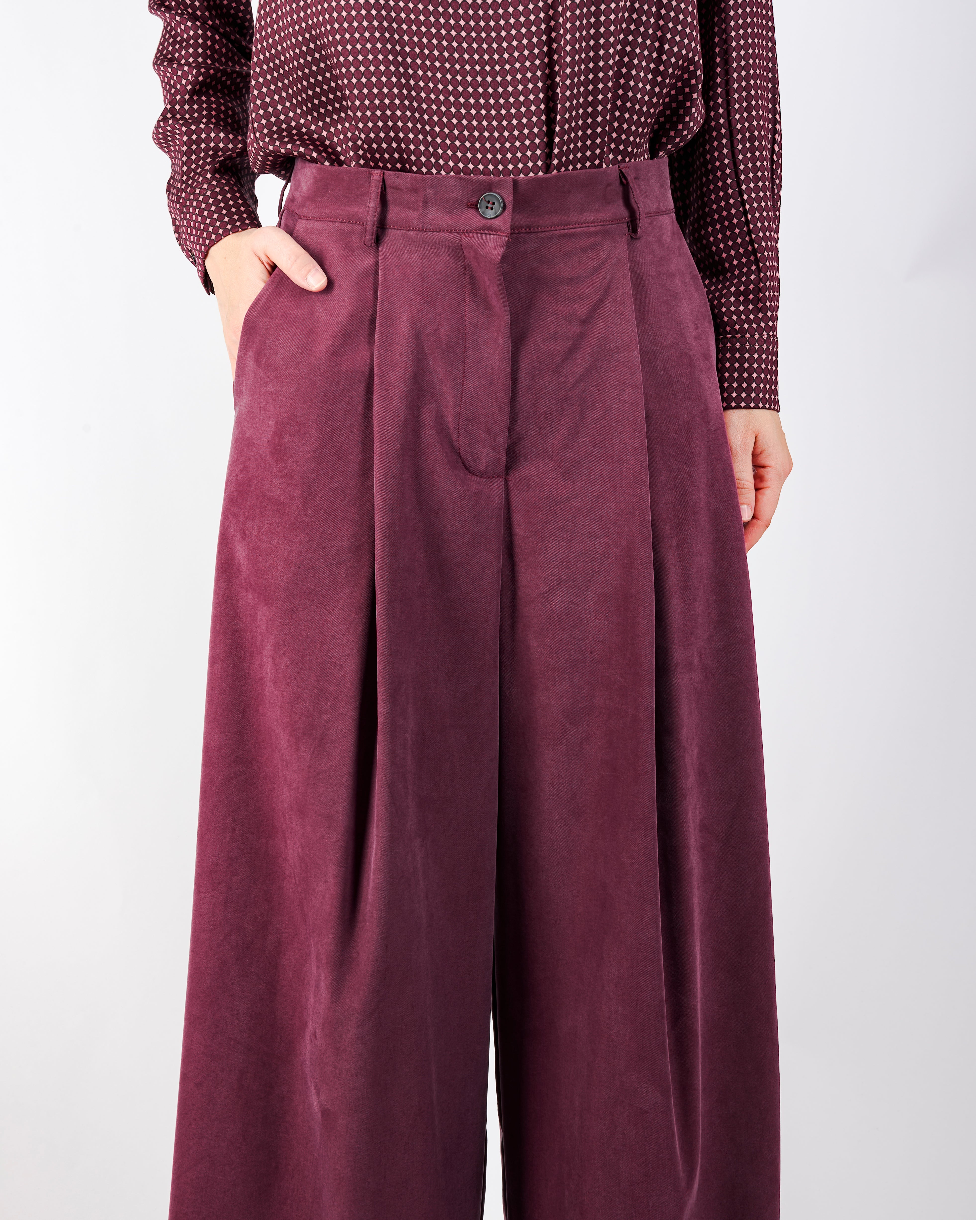 Pantaloni gamba larga e palazzo