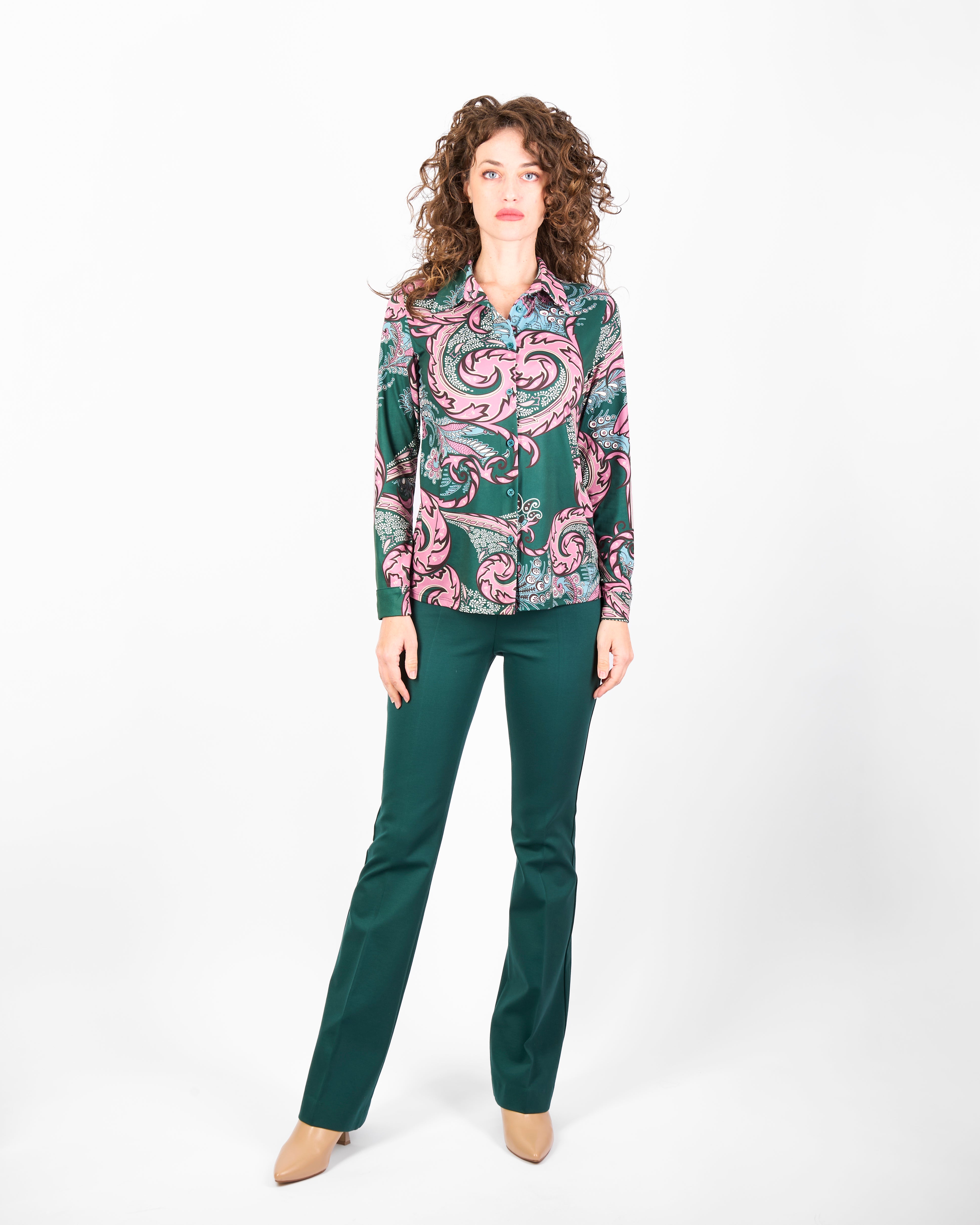 Pantalone punto milana zampa PASTIERA