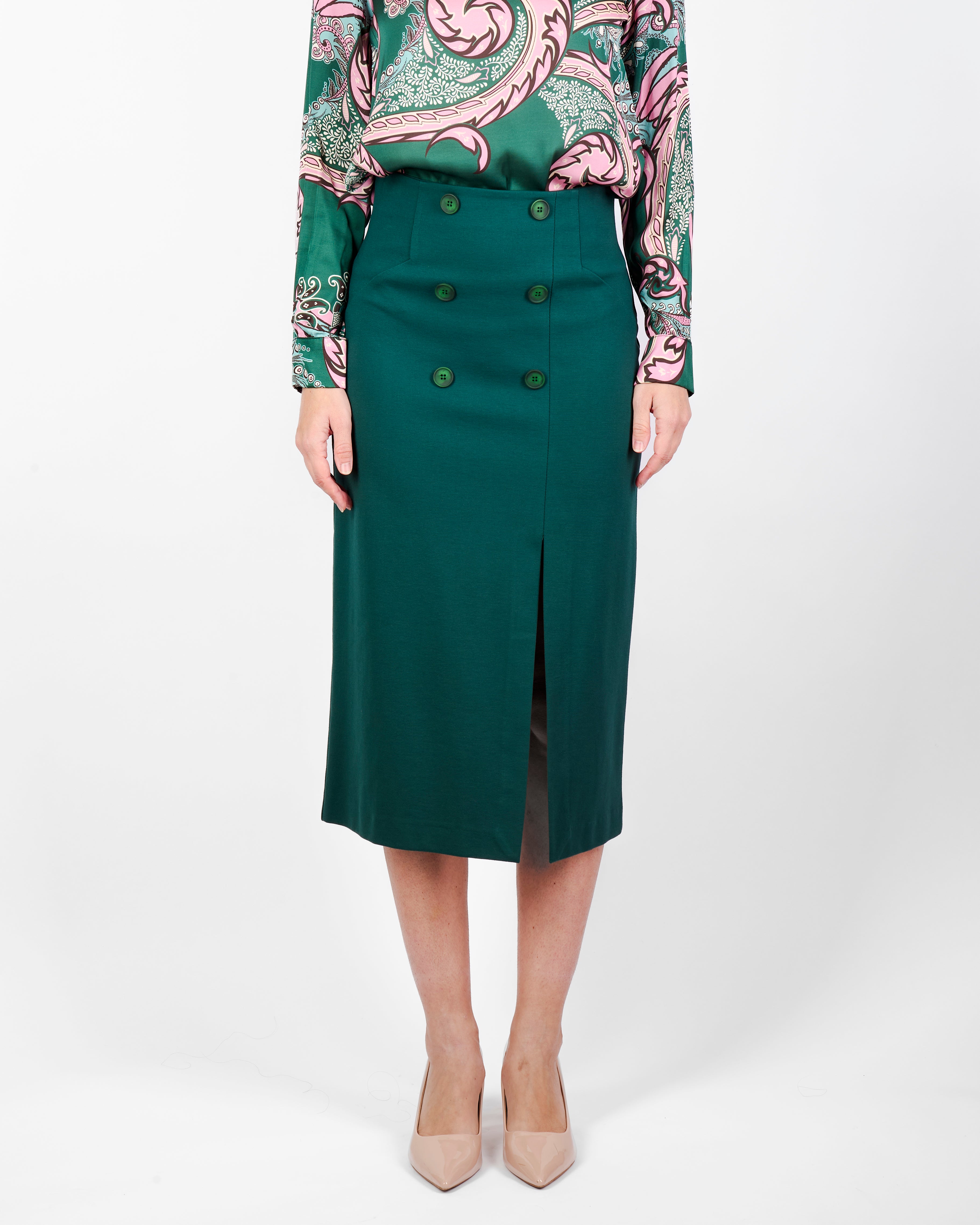 Gonna in punto milano bottoni PERTICA