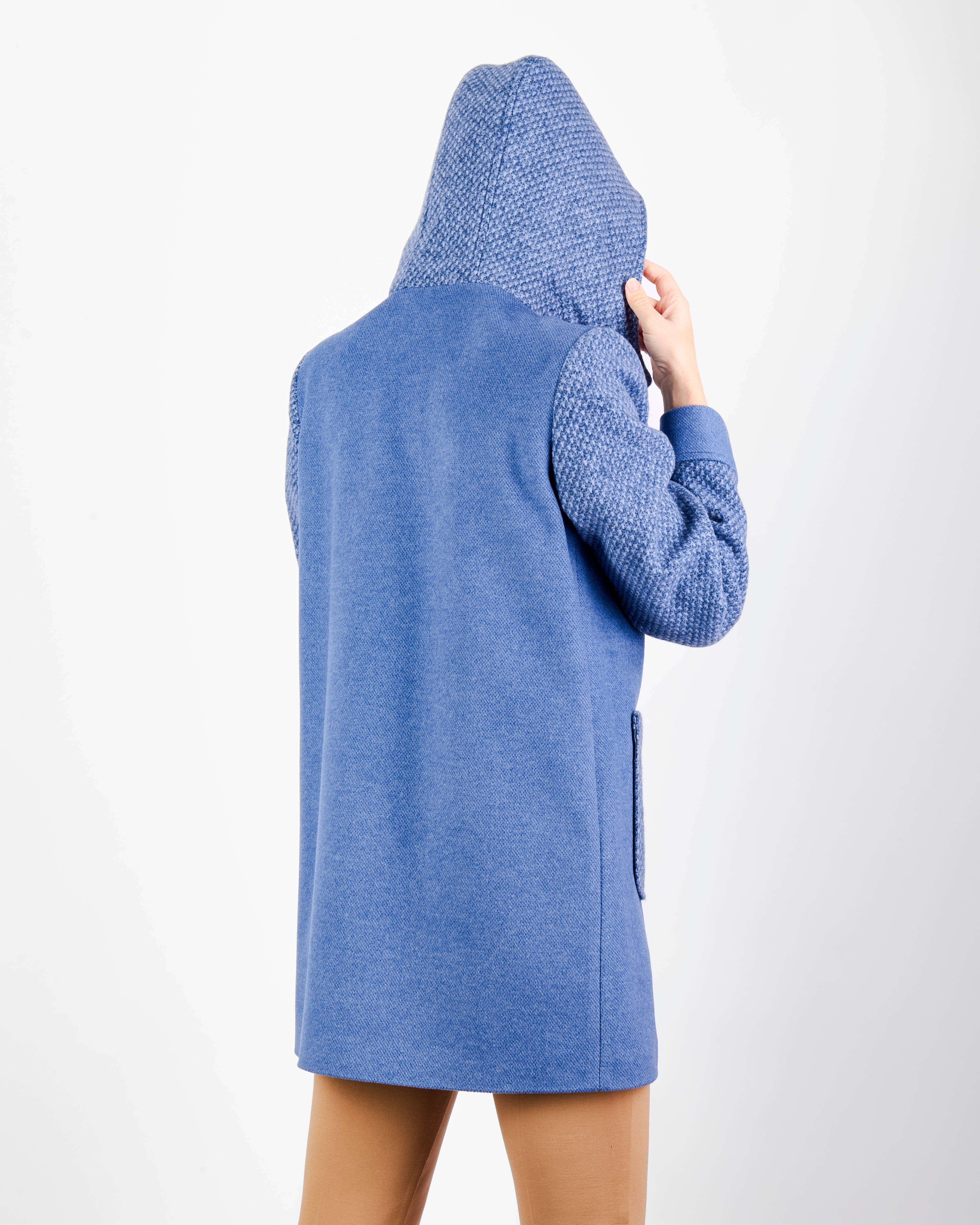 Cappotto inserti maglia CARTELLA