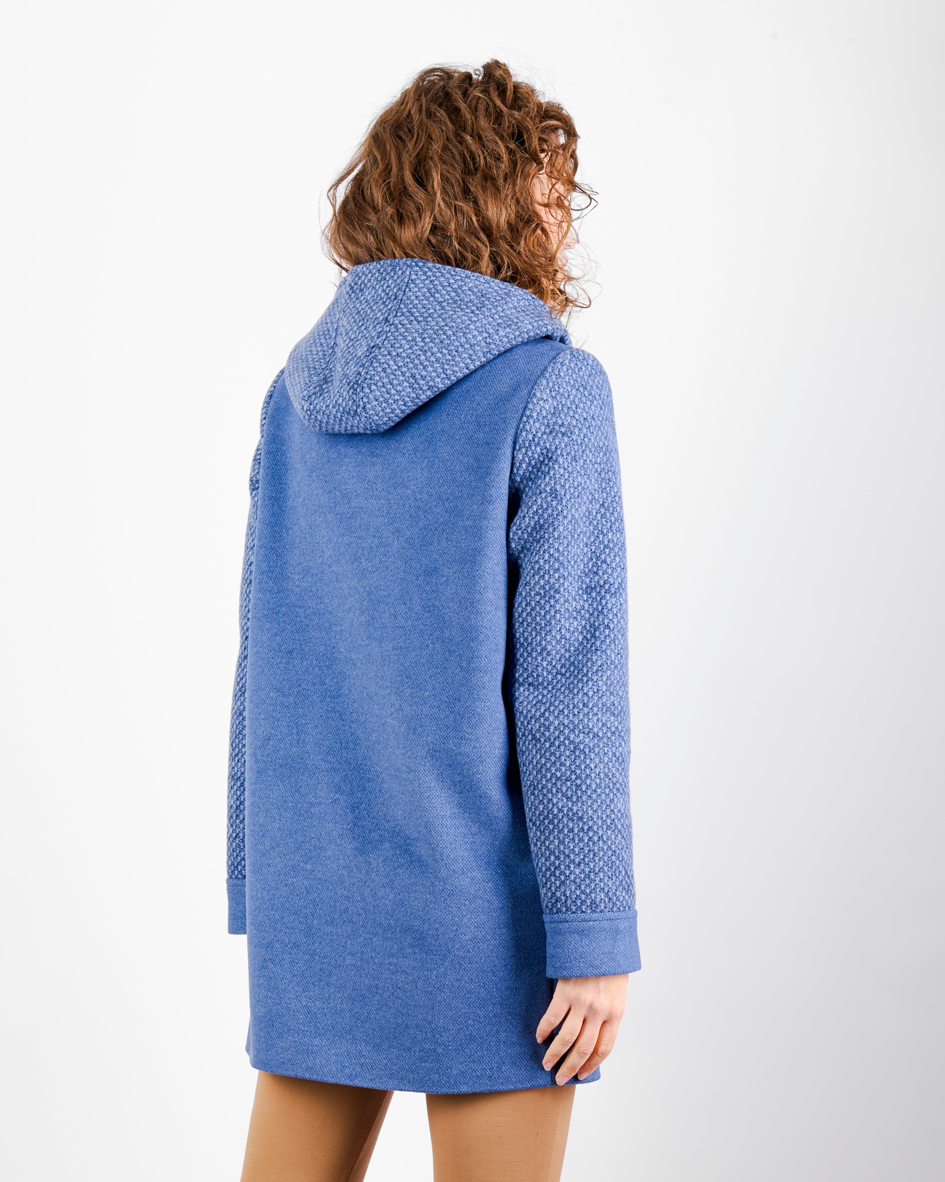 Cappotto inserti maglia CARTELLA