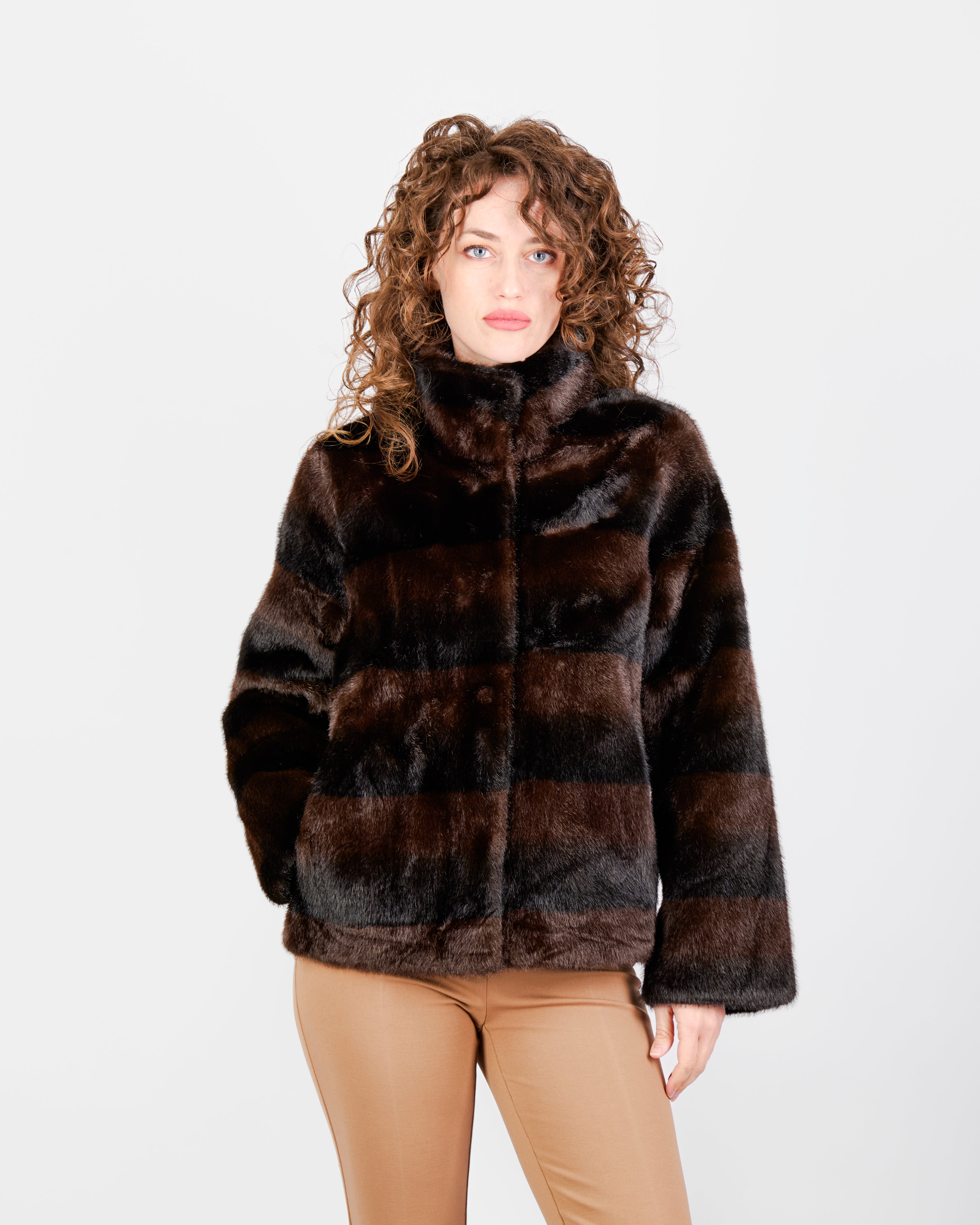 Ecopelliccia degrade collo ENRICA