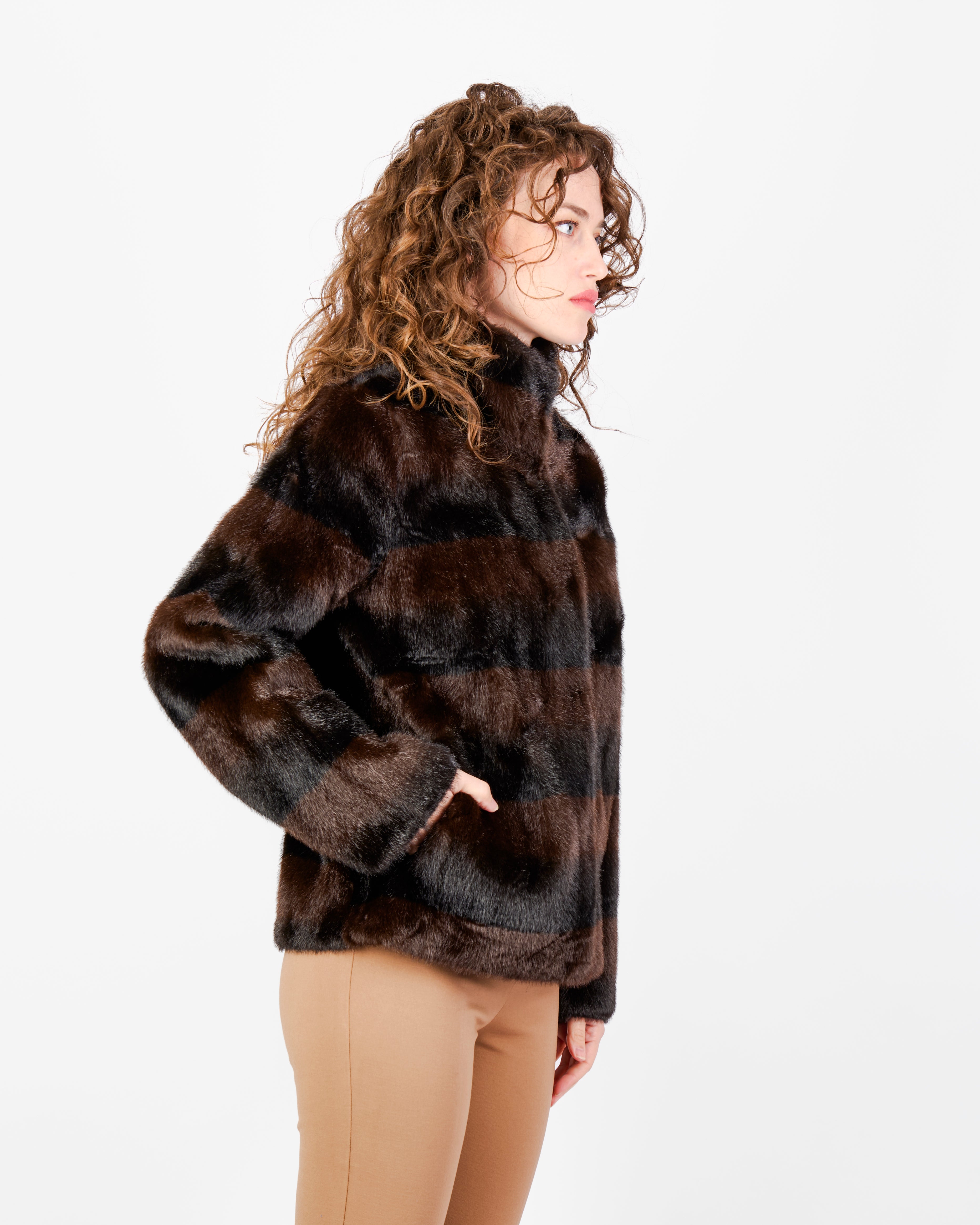 Ecopelliccia degrade collo ENRICA