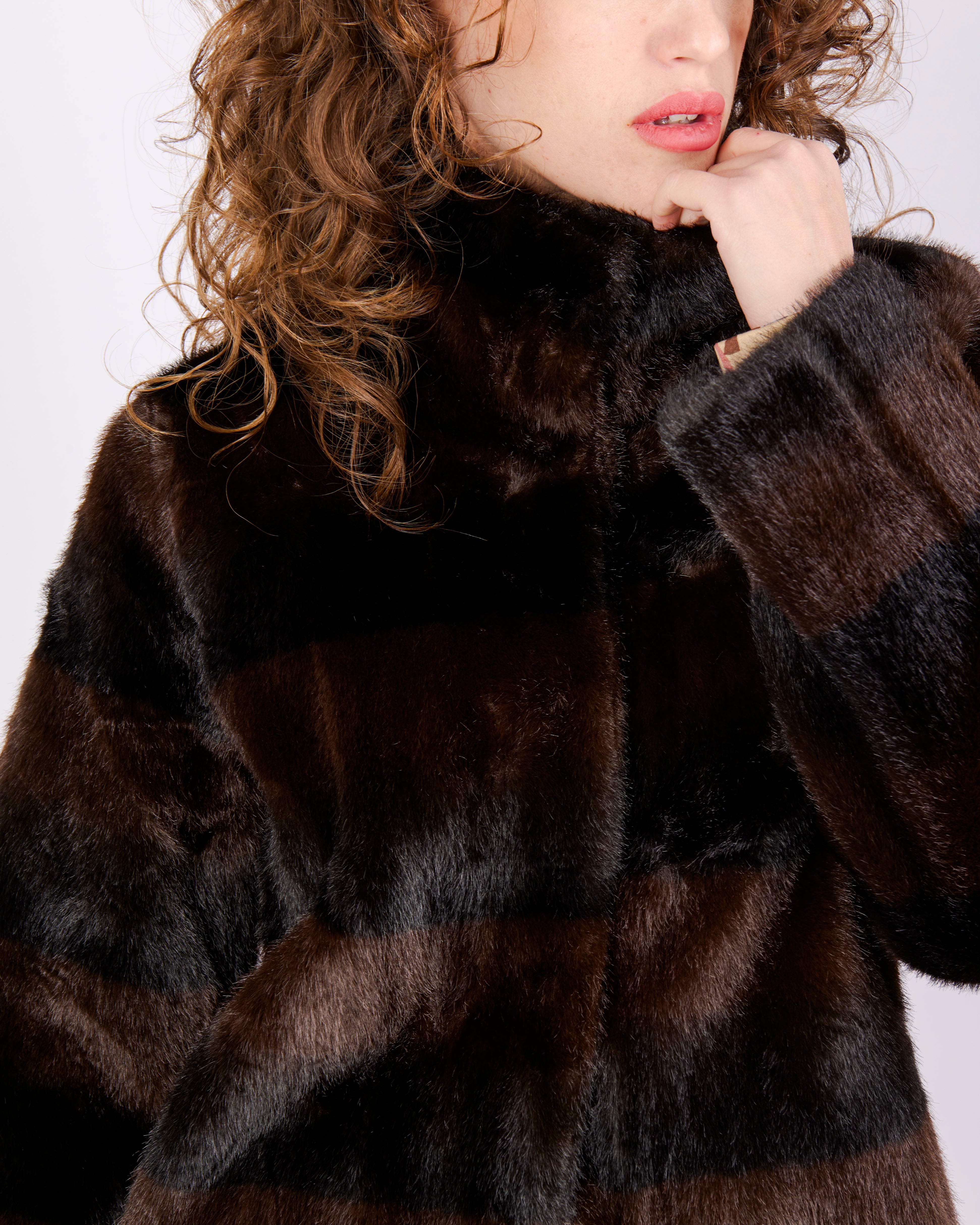 Ecopelliccia degrade collo ENRICA