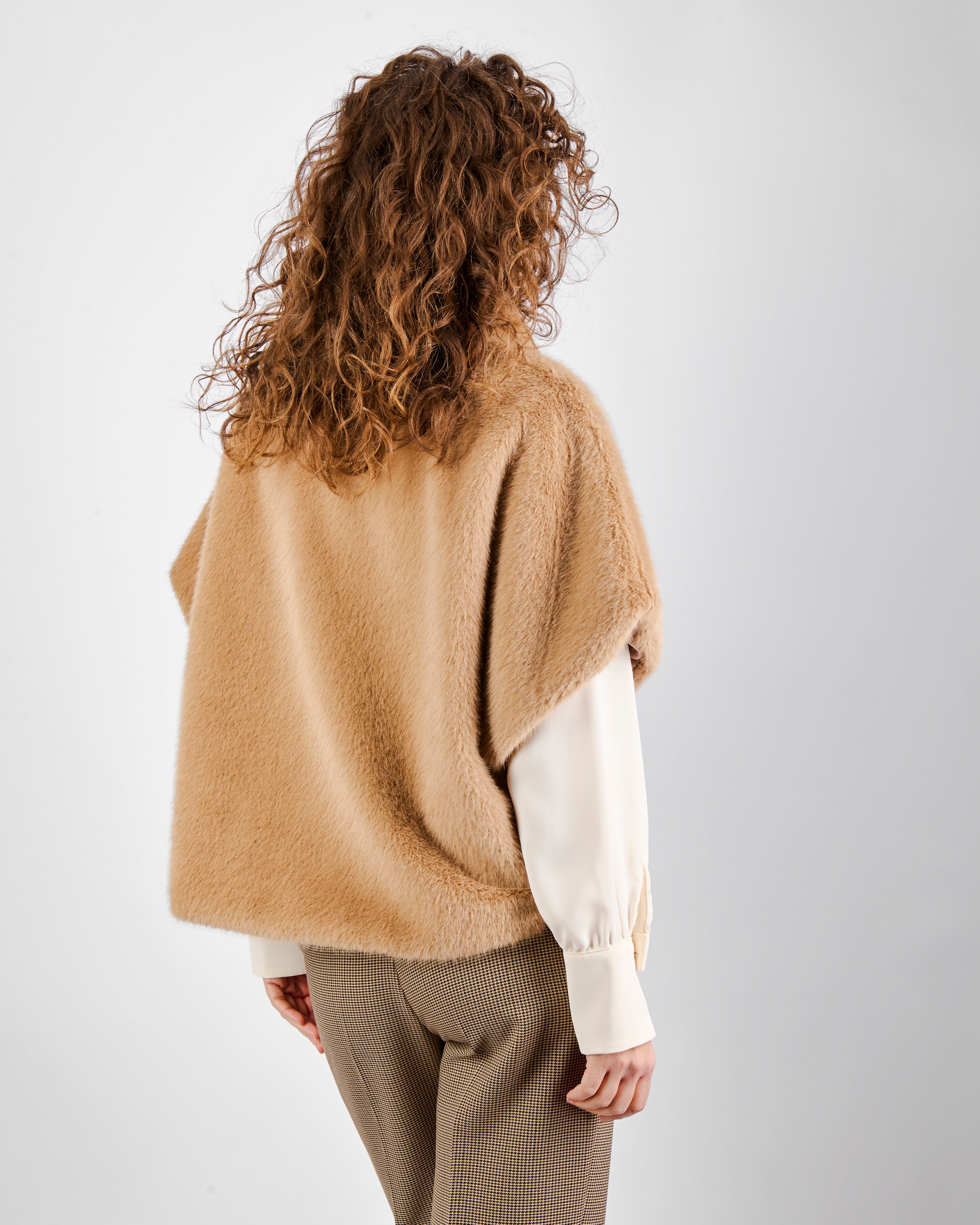 Cappa corta ecopelliccia DS5286