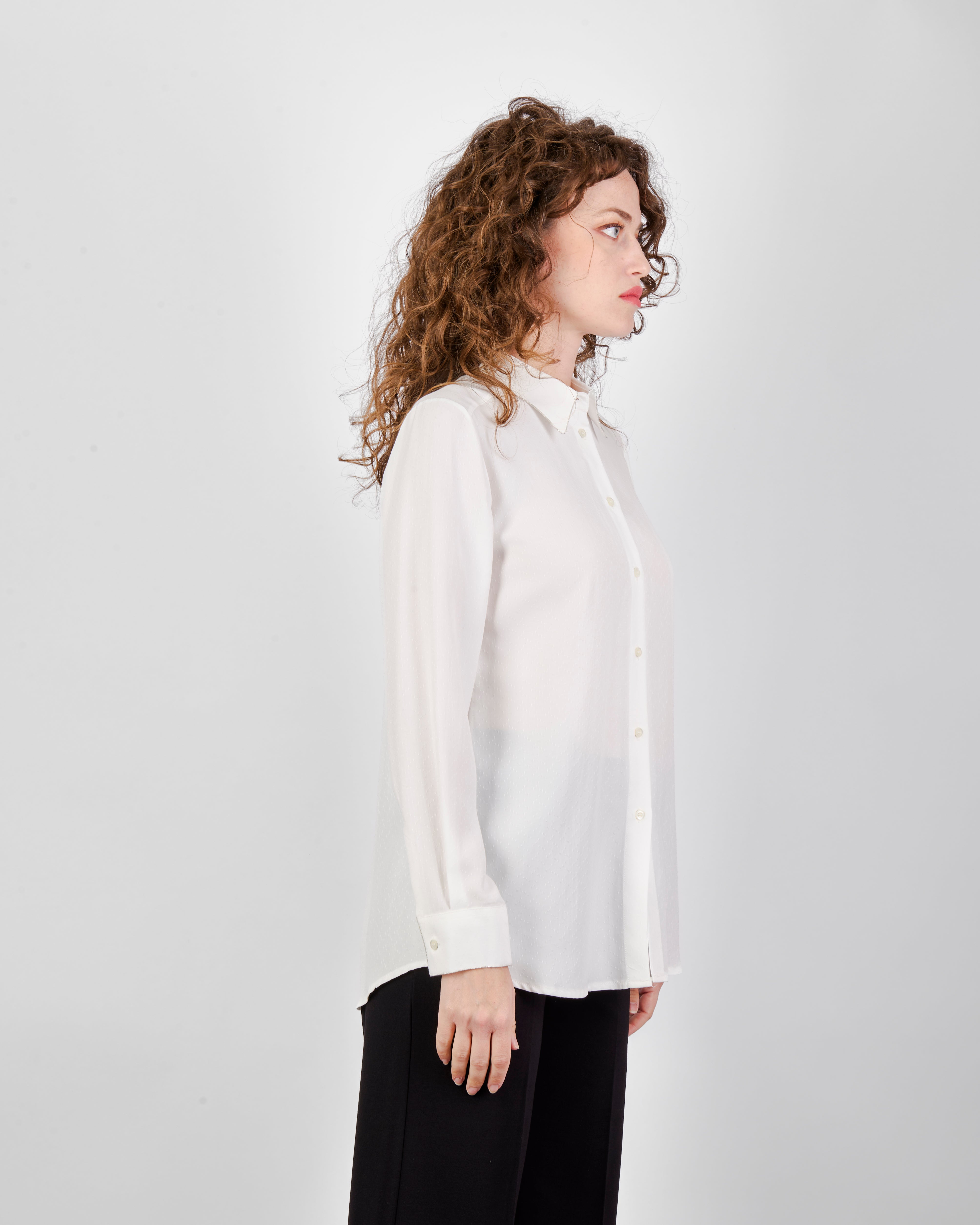 Camicia elegante profili collo 25600