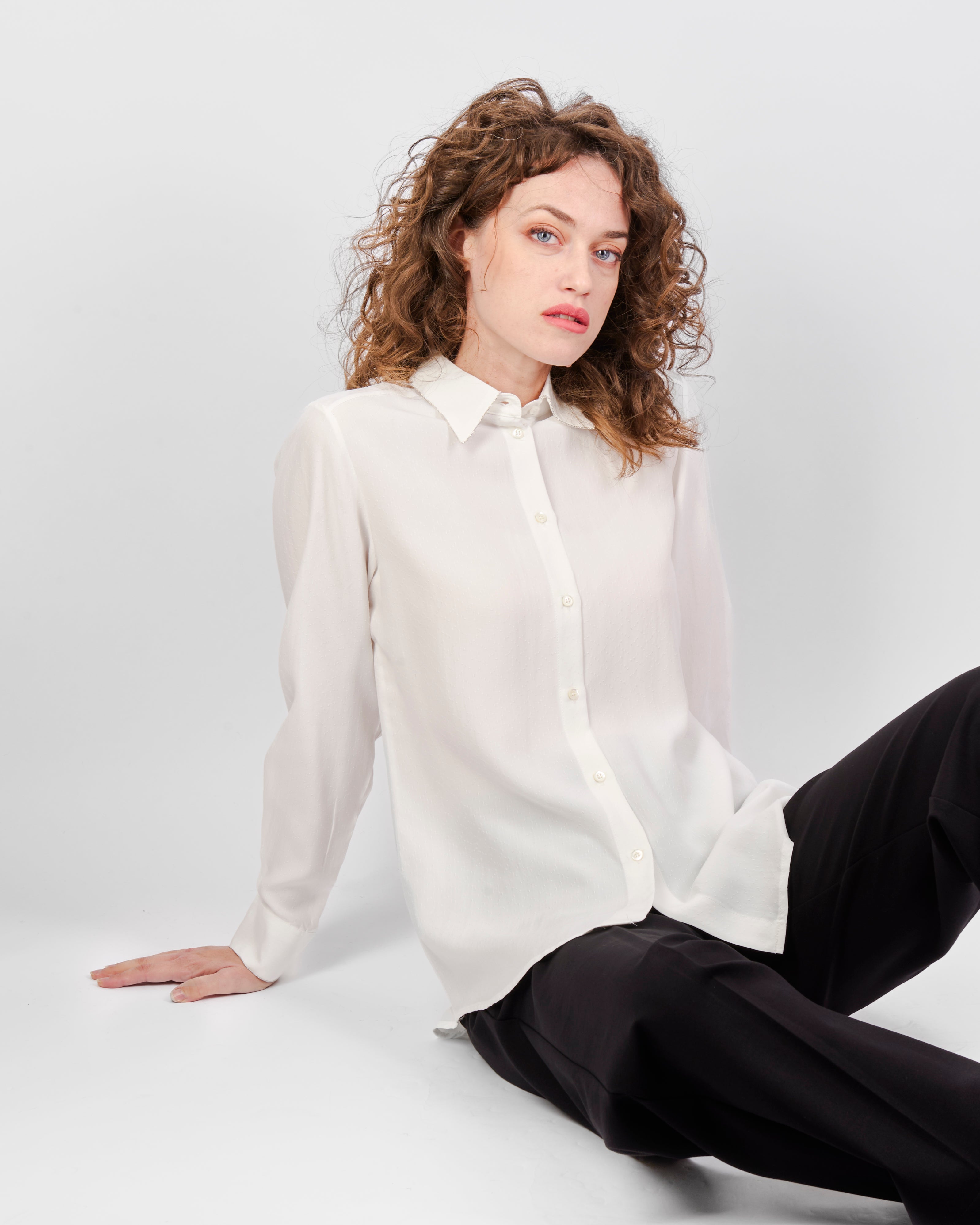 Camicia elegante profili collo 25600