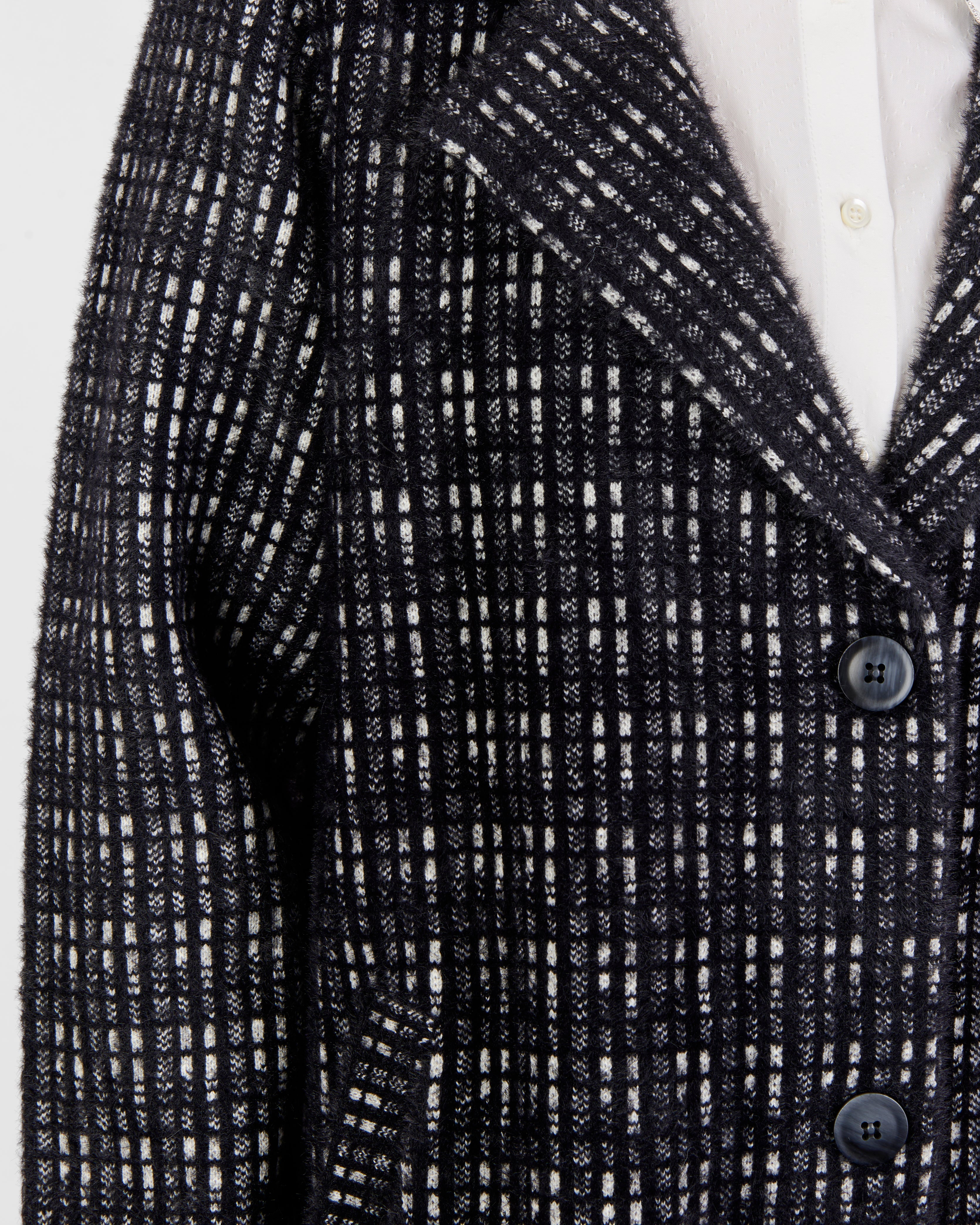 Cappotto jaquard micro scozzese 2633