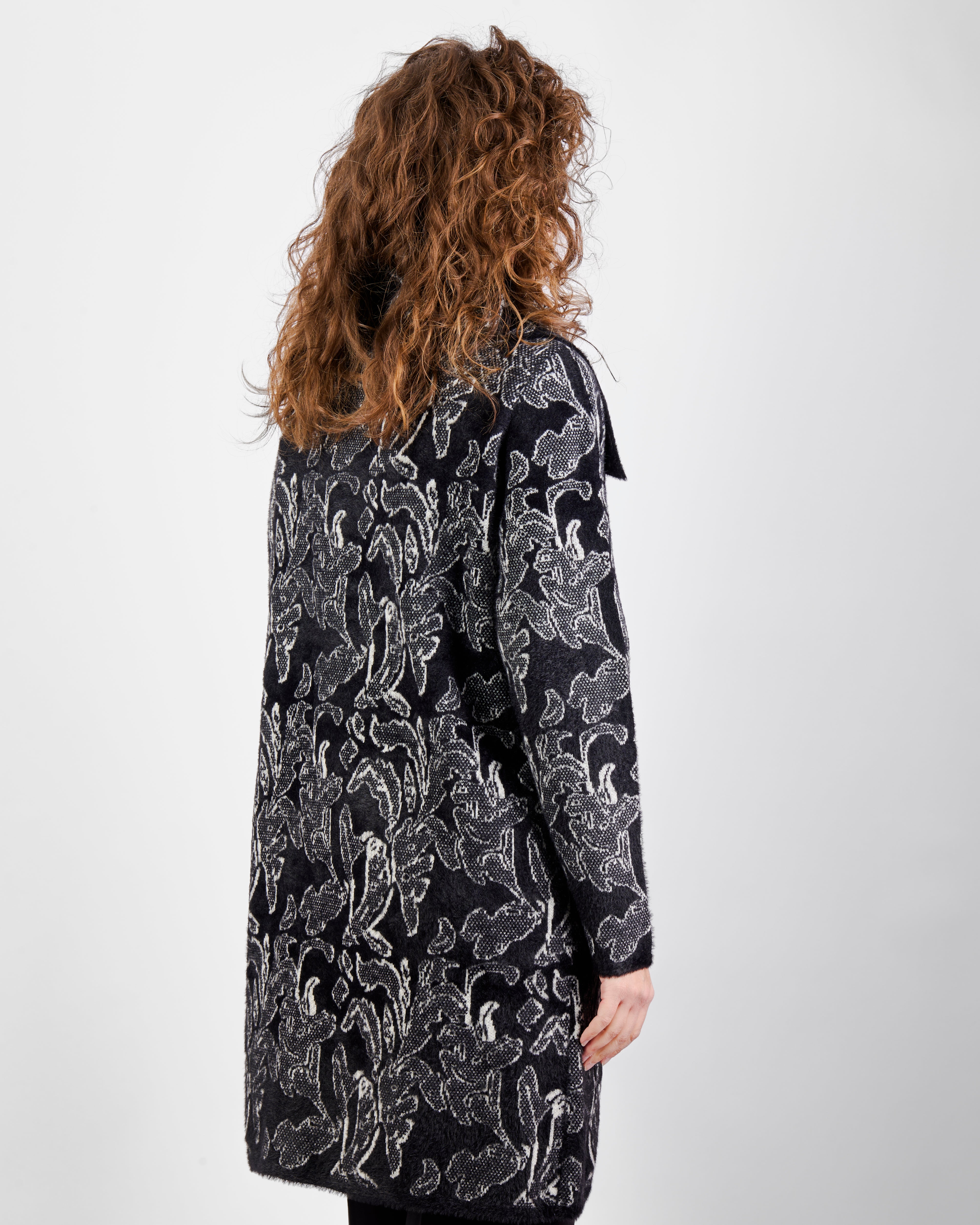 Cappotto jaquard ramage 2627