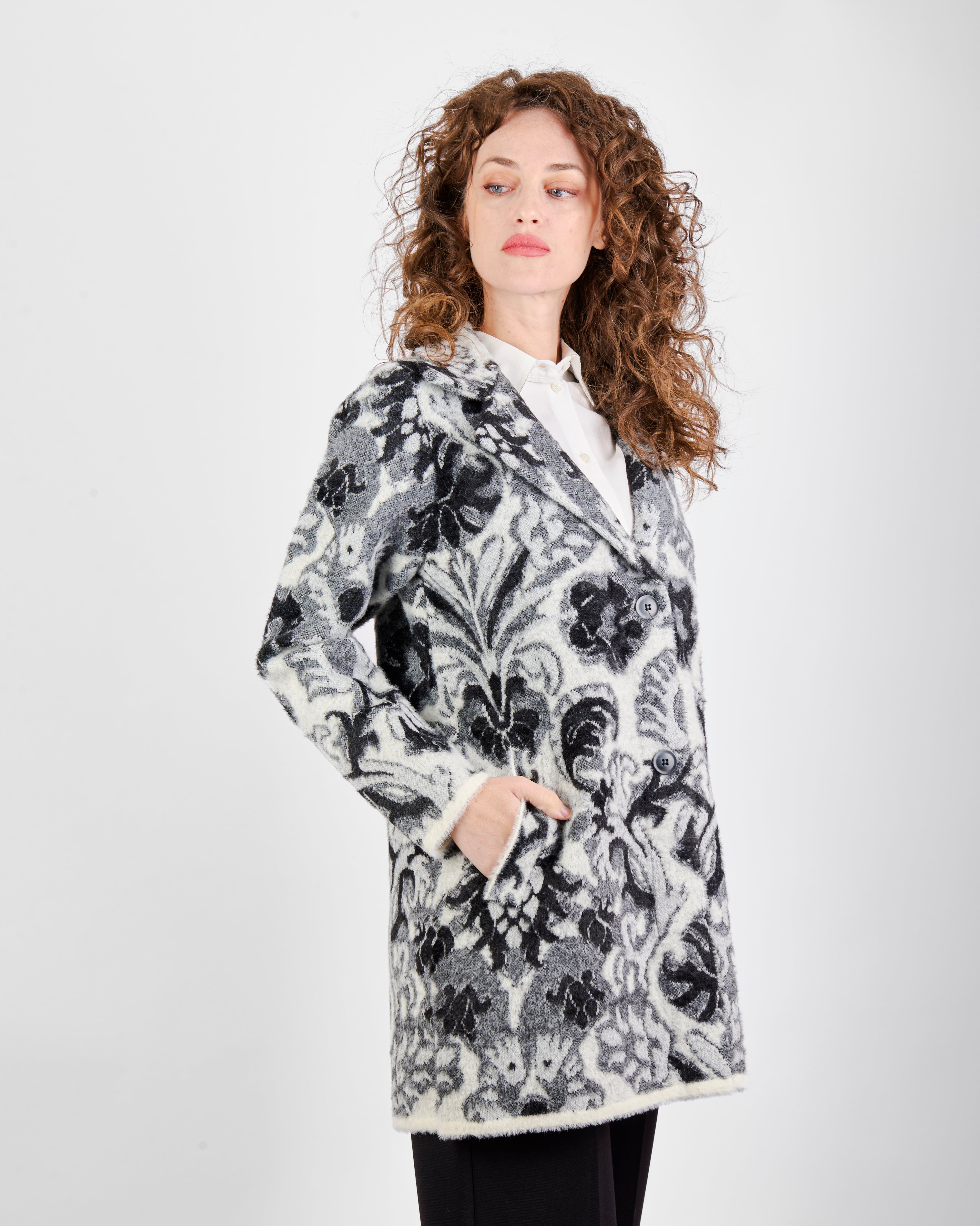 Cappotto jaquard decò 2630