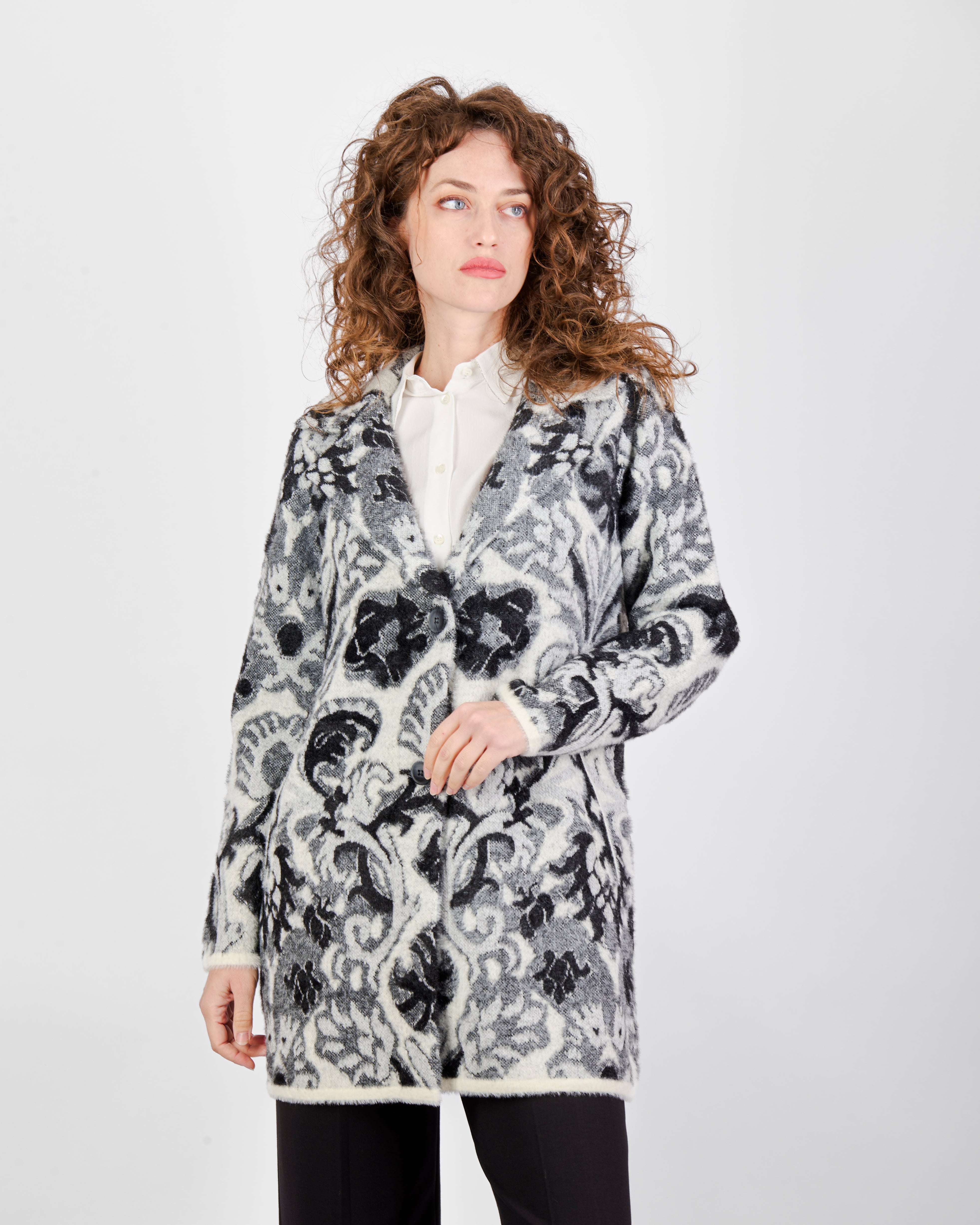 Cappotto jaquard decò 2630