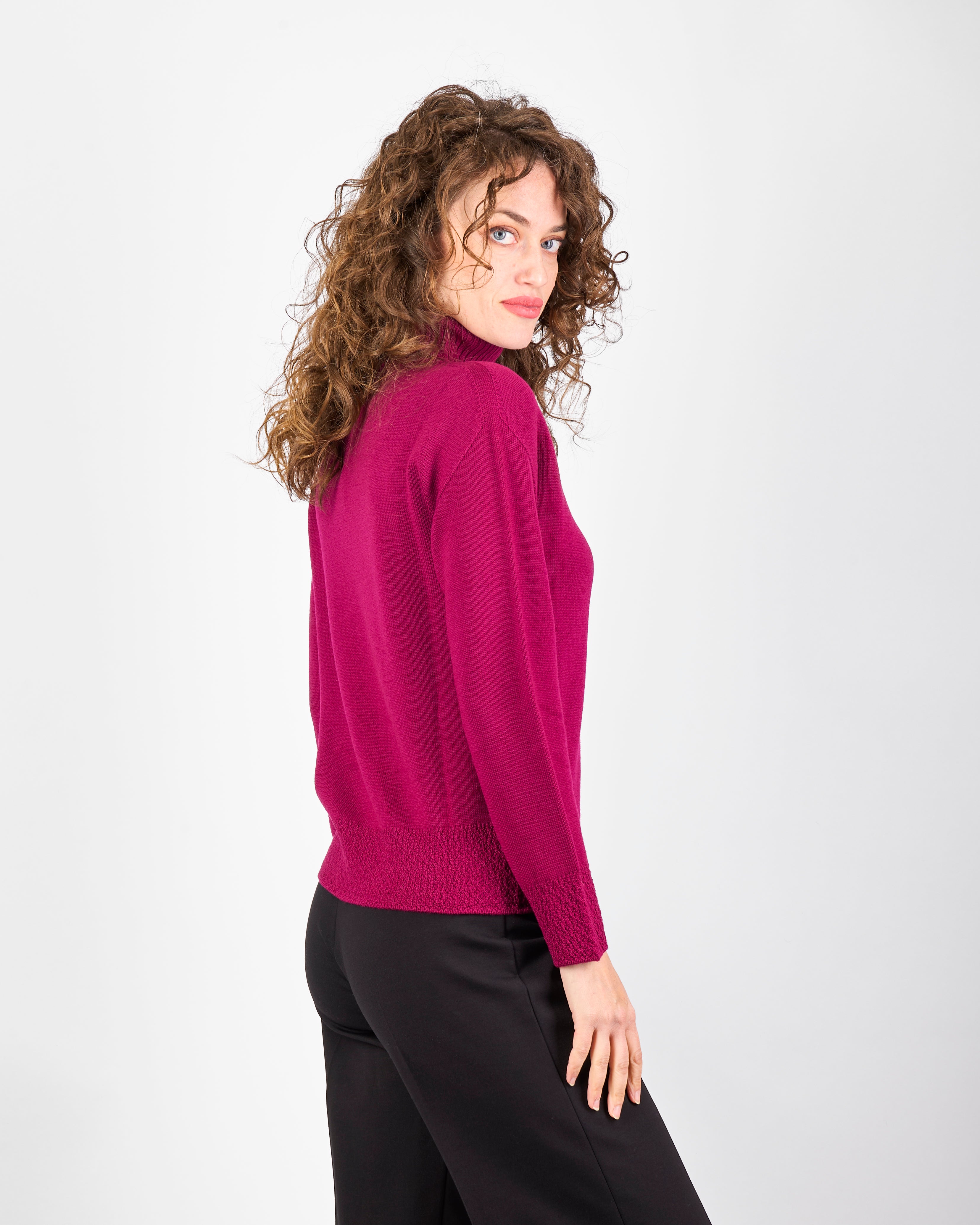 MAglia dolcevita motivo fondo links CA 266D