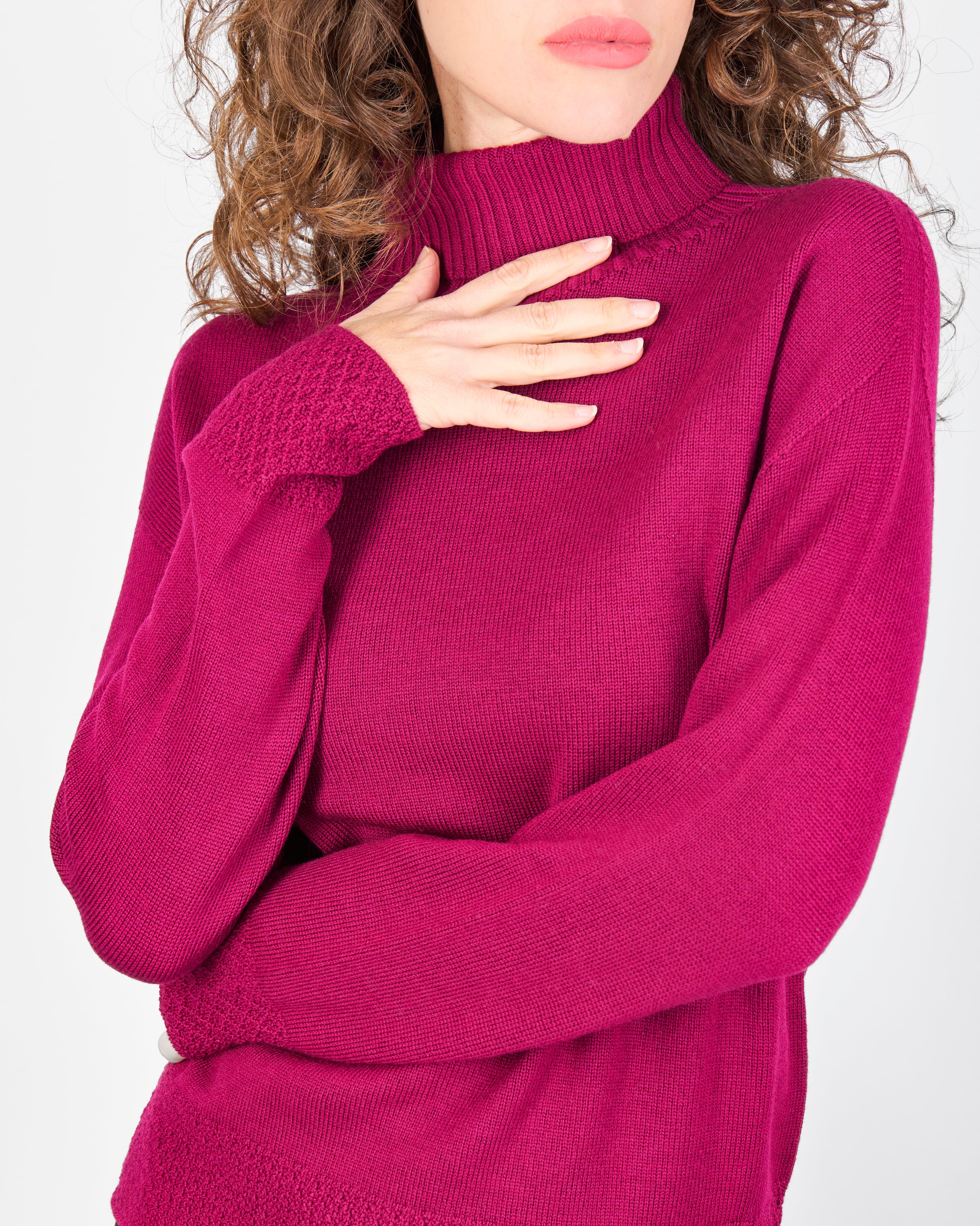 MAglia dolcevita motivo fondo links CA 266D