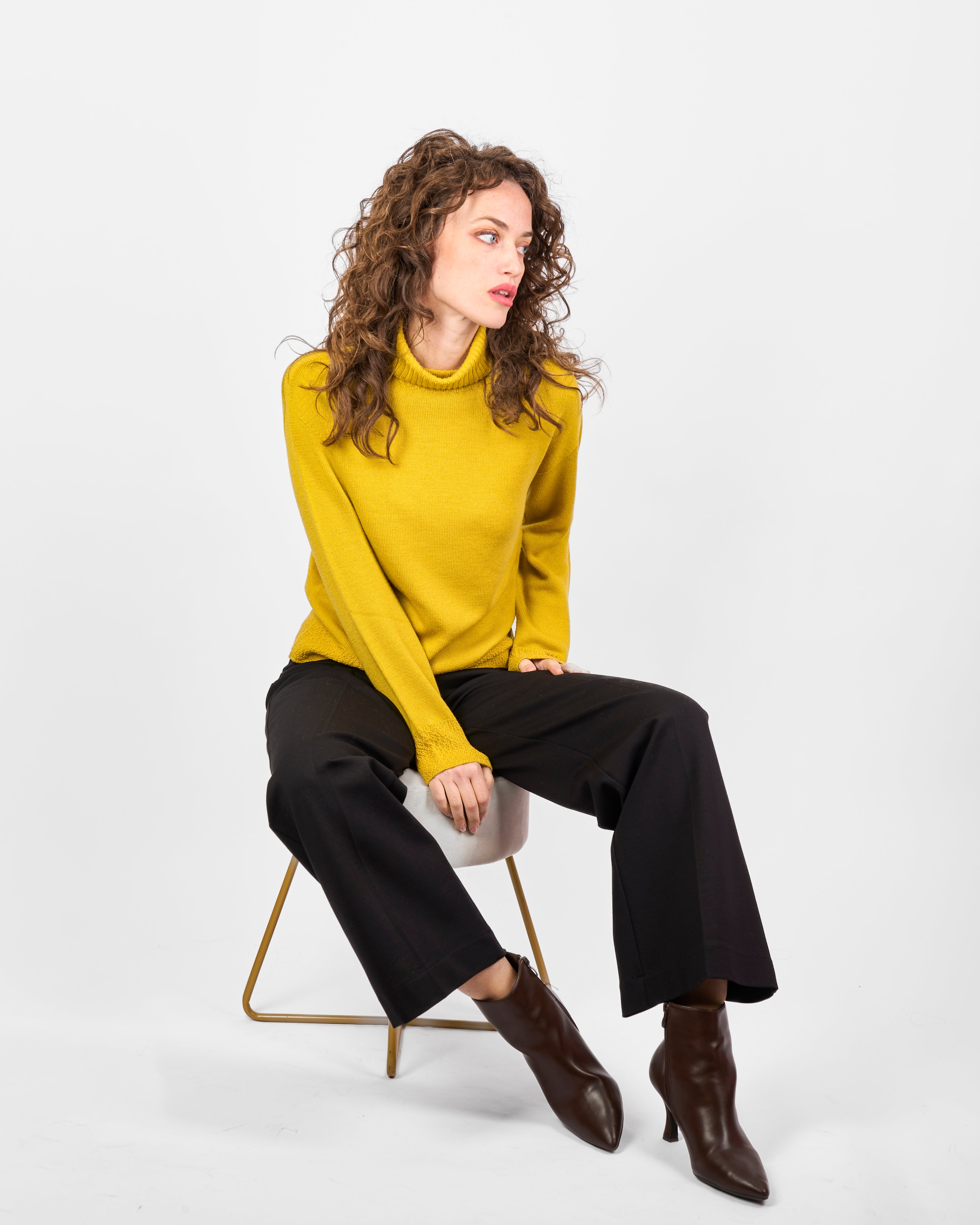 MAglia dolcevita motivo fondo links CA 266D