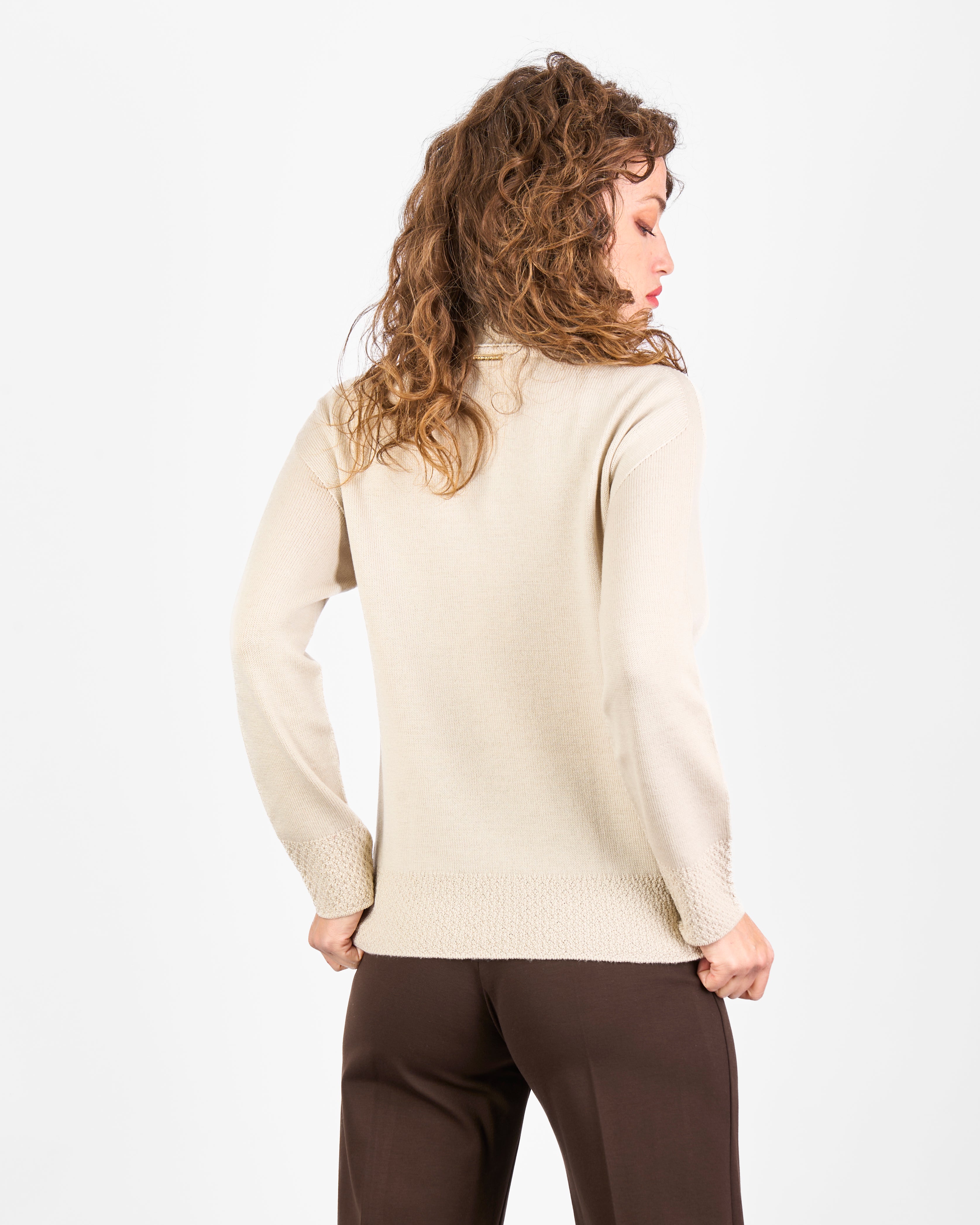 MAglia dolcevita motivo fondo links CA 266D