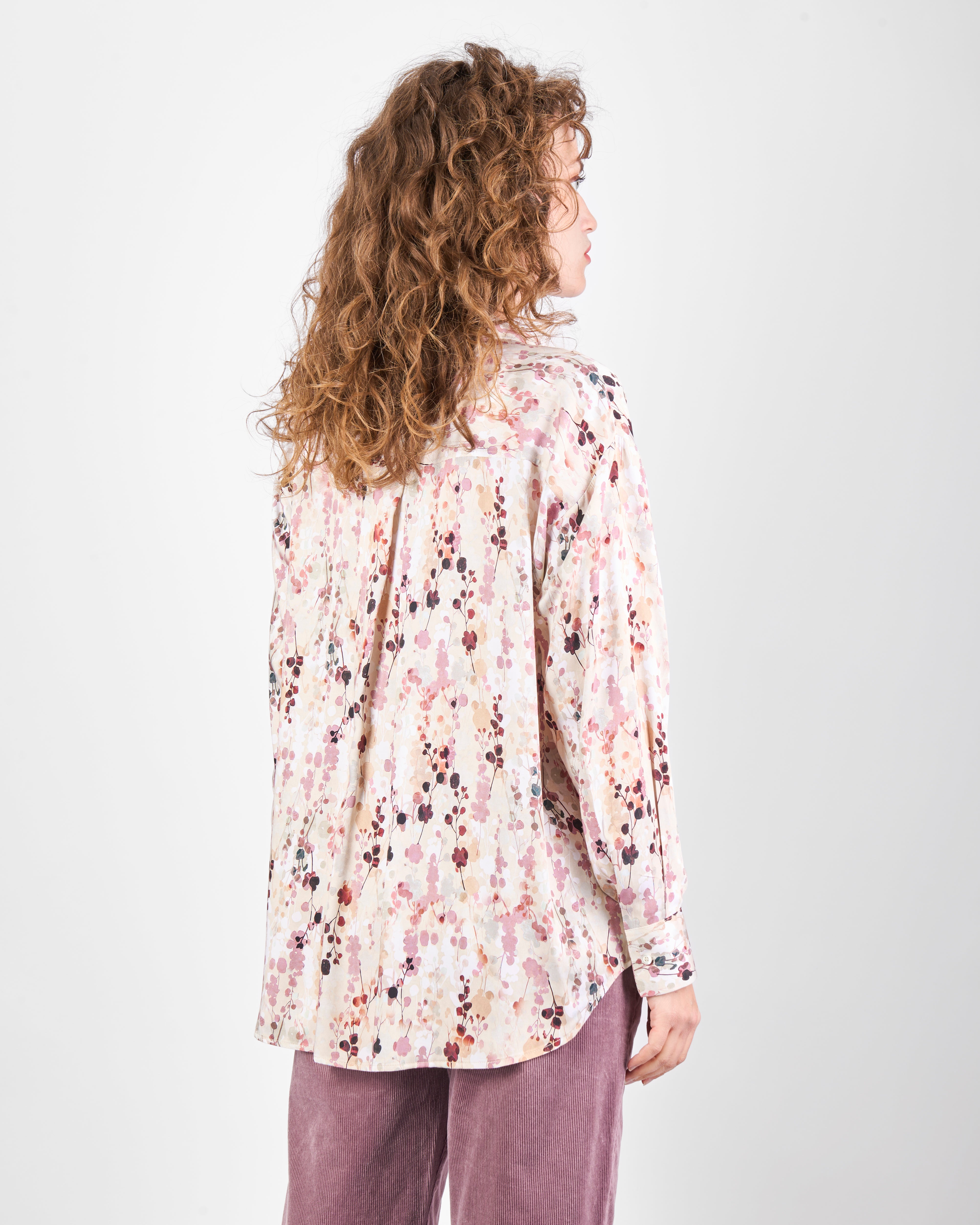 Camicia comfort in viscosa fantasia 25-623