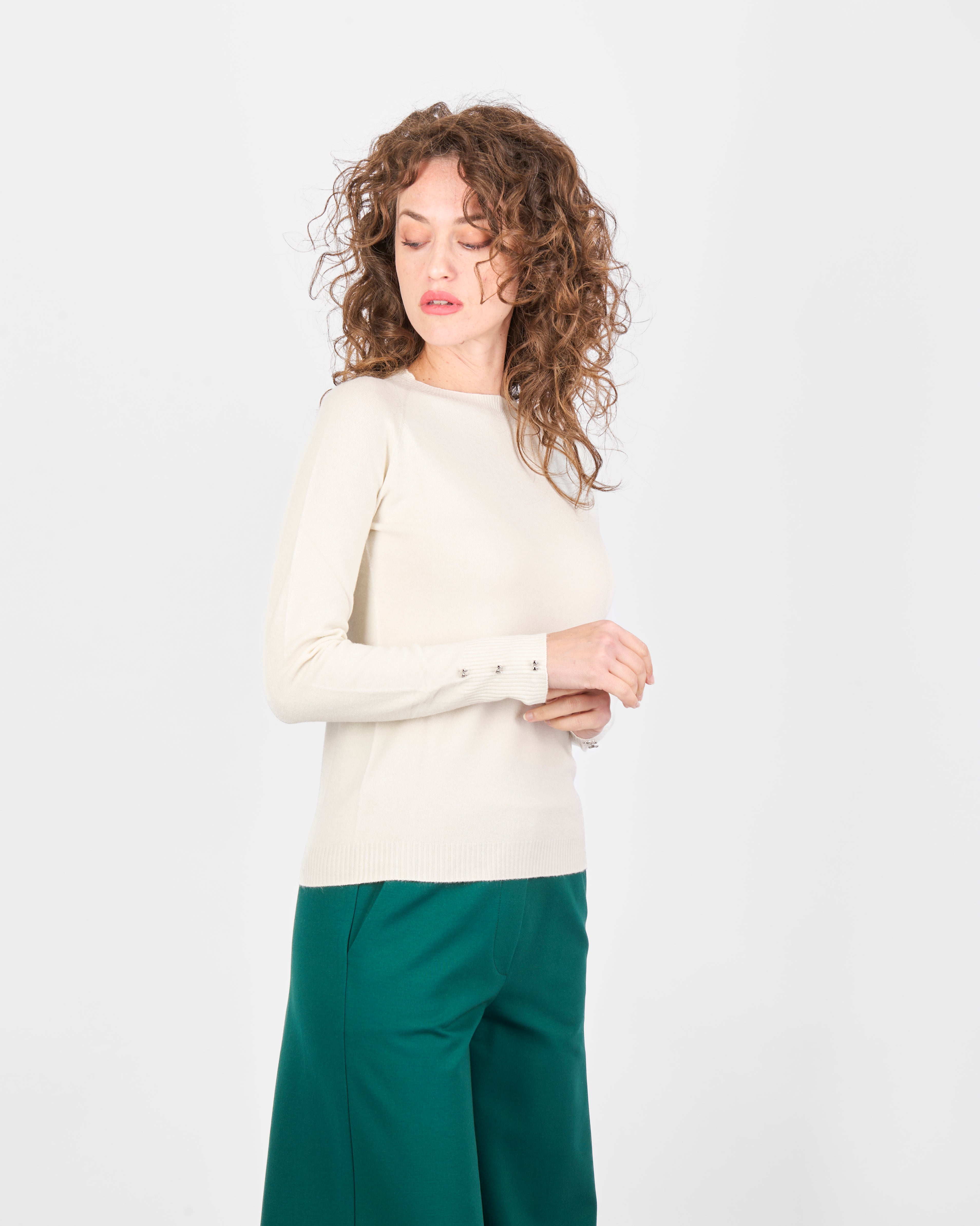 Maglia giro fiocchi gioiello polsini PA4122