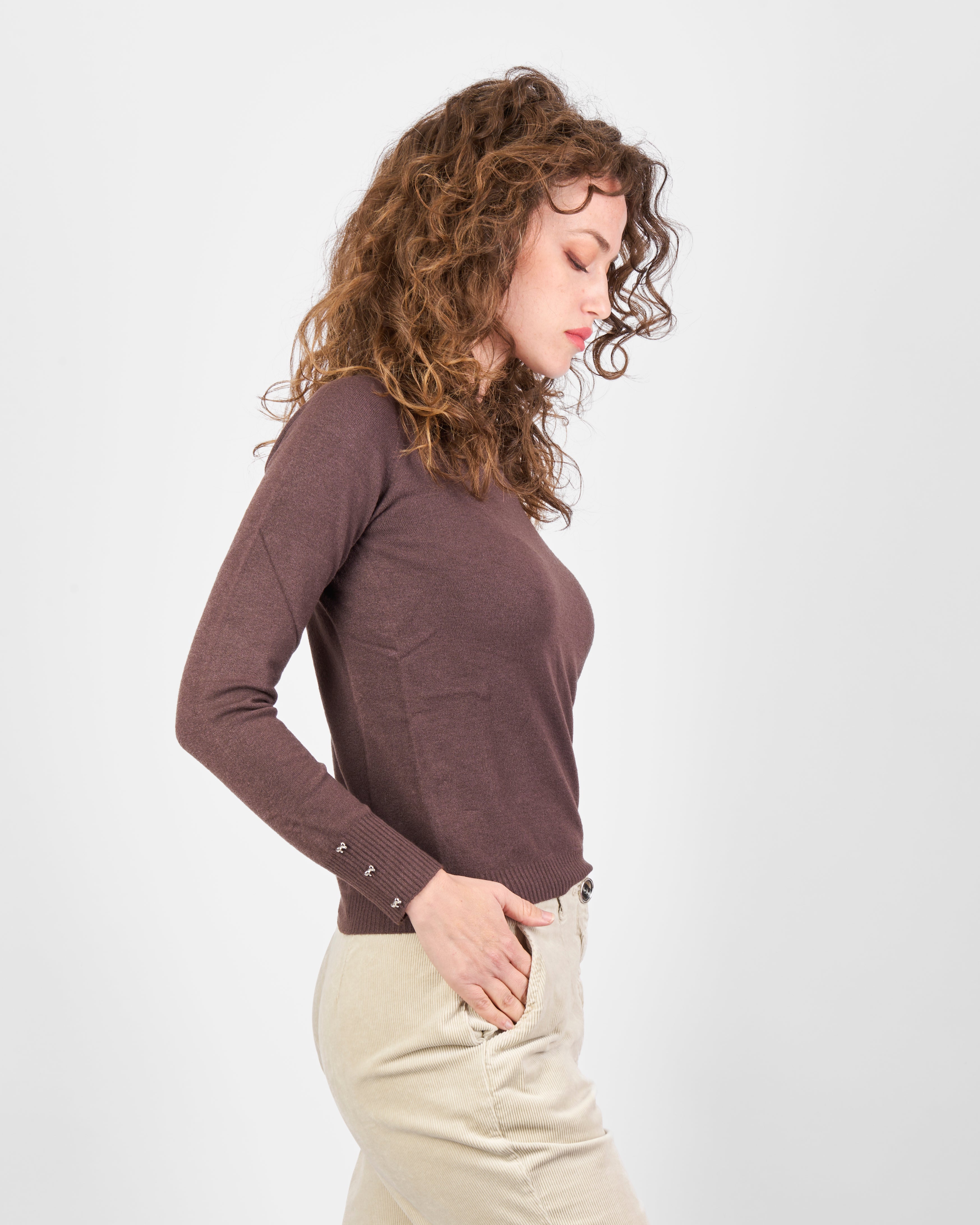 Maglia giro fiocchi gioiello polsini PA4122