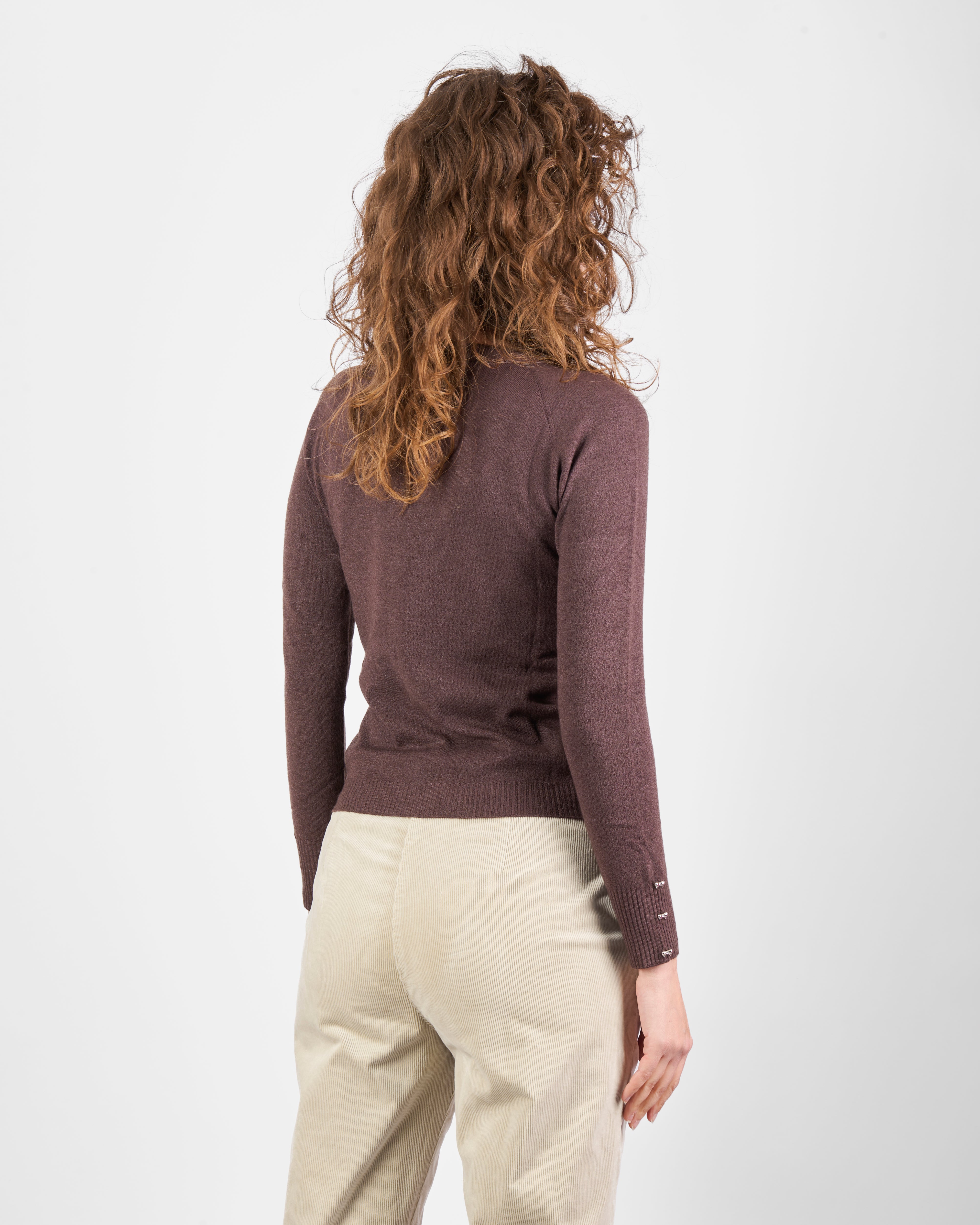 Maglia giro fiocchi gioiello polsini PA4122
