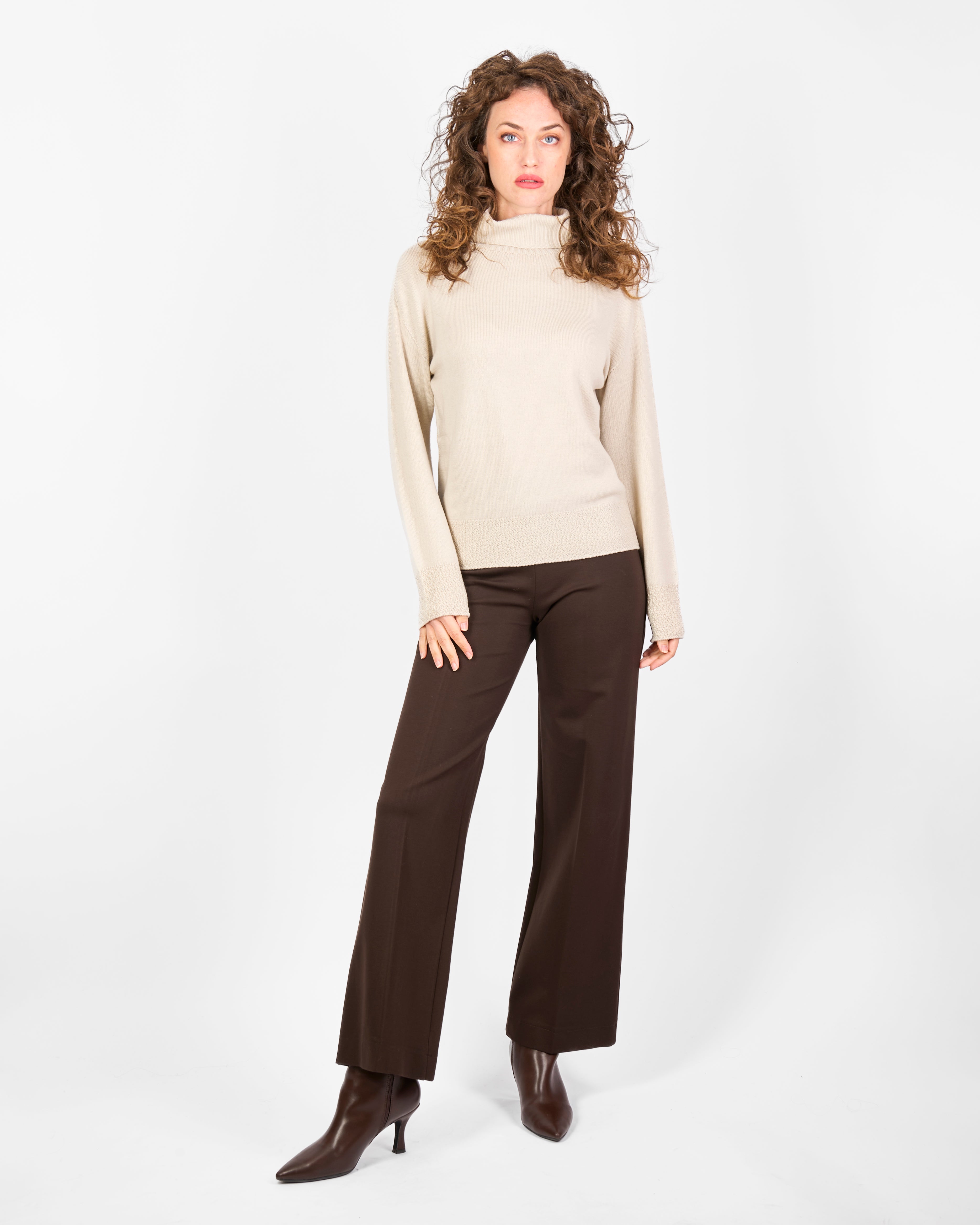 Pantalone comfort palazzo punto Milano H133/1