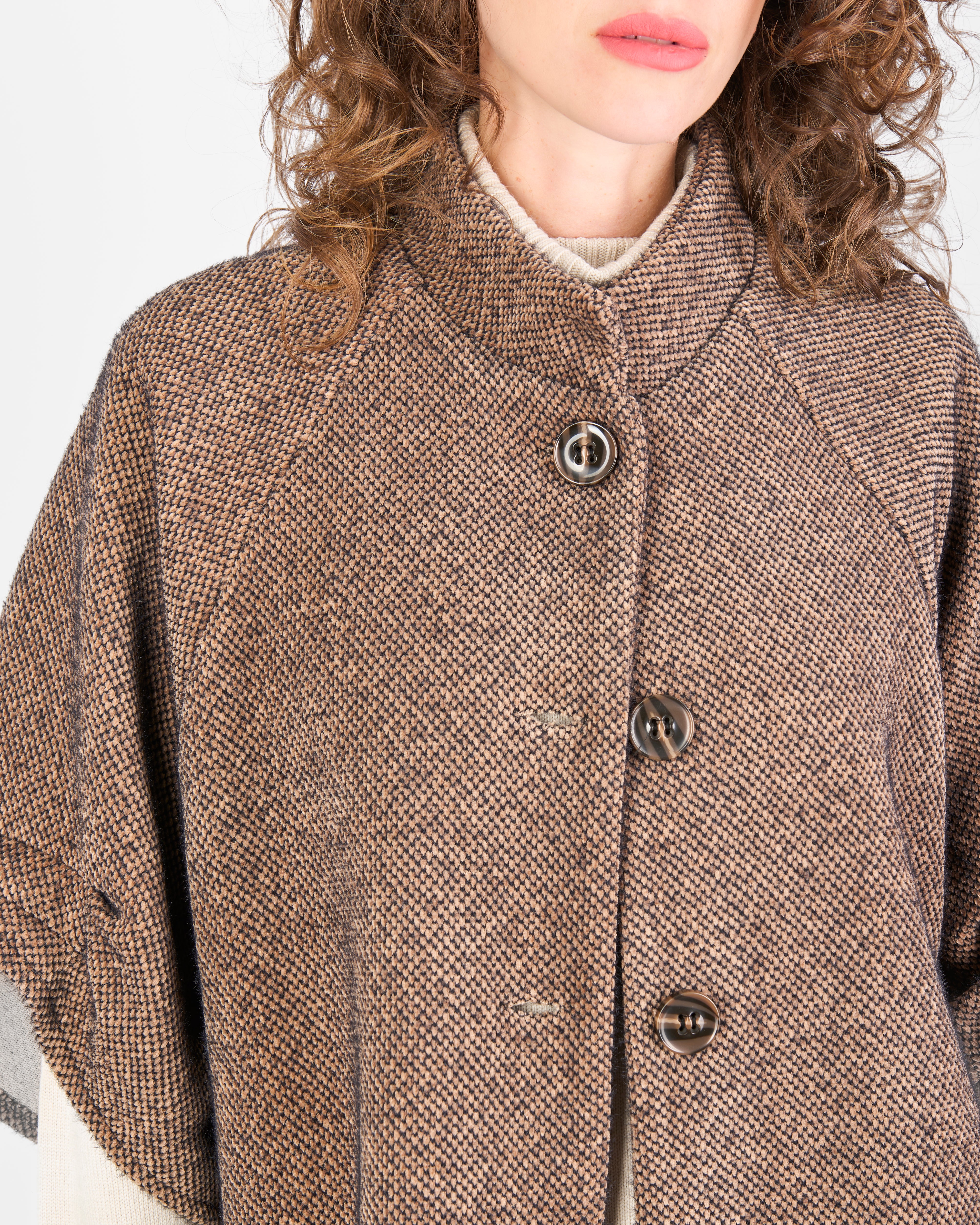 Cappa taglia unica bottoni DS1212