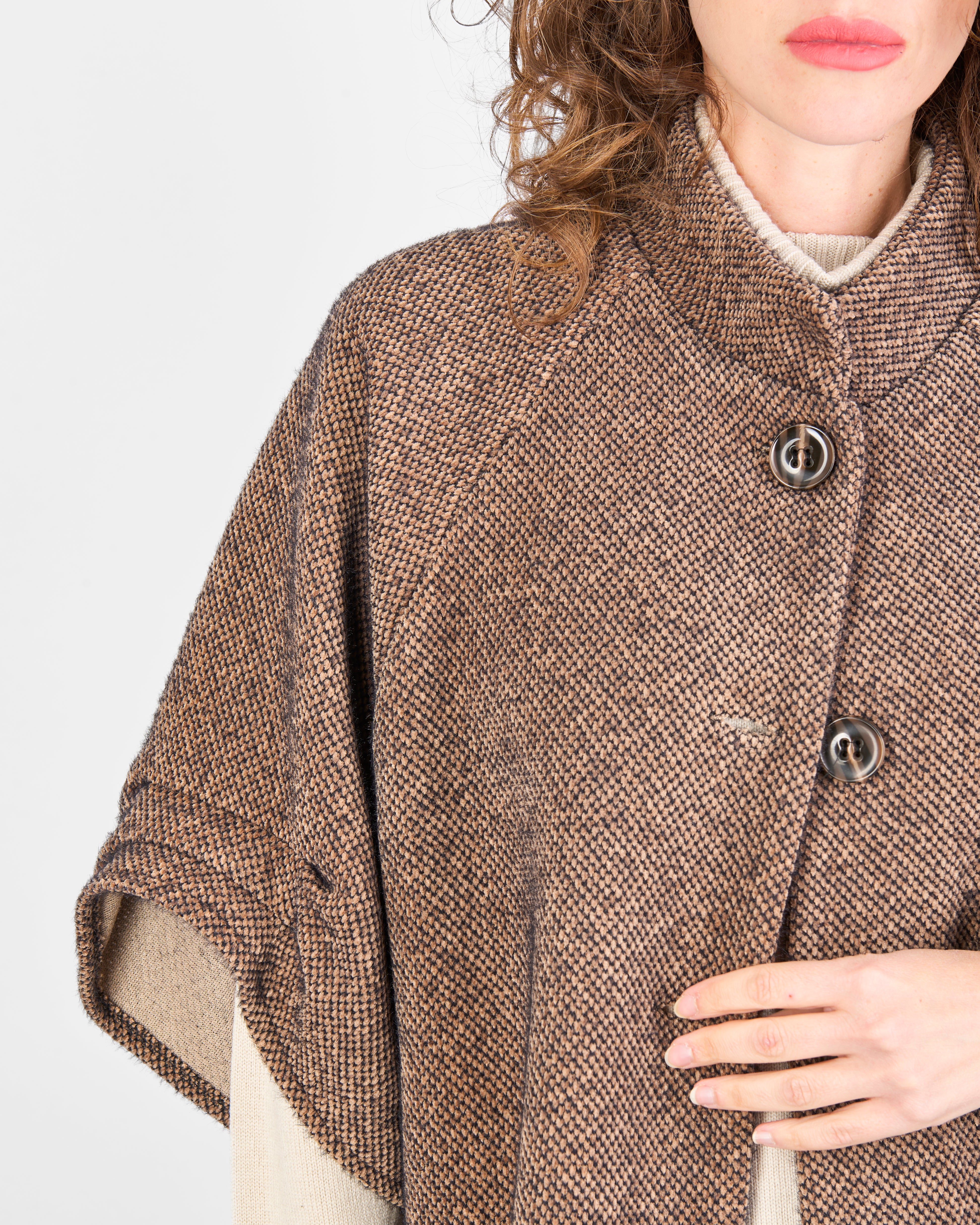 Cappa taglia unica bottoni DS1212