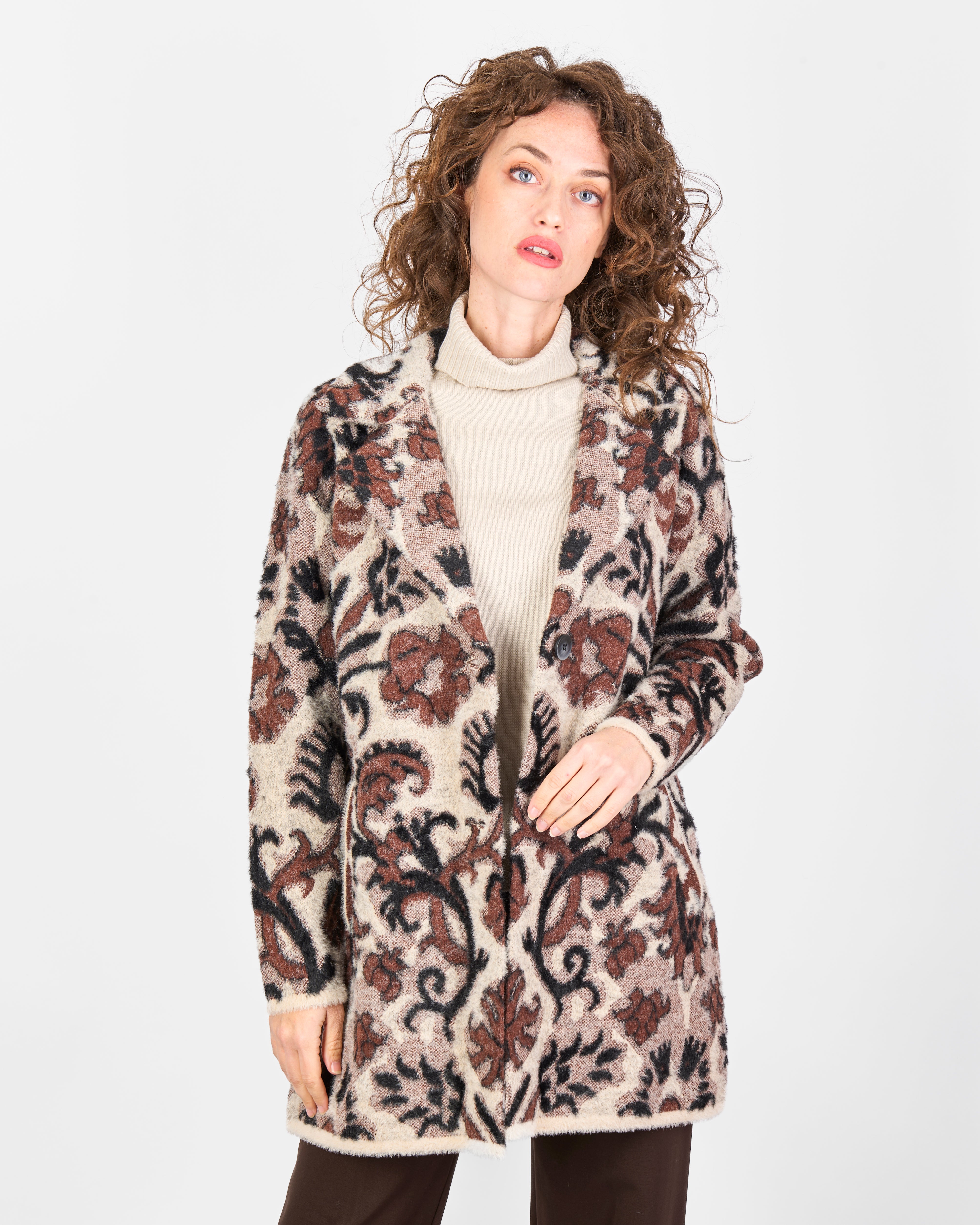 Cappotto jaquard decò 2630