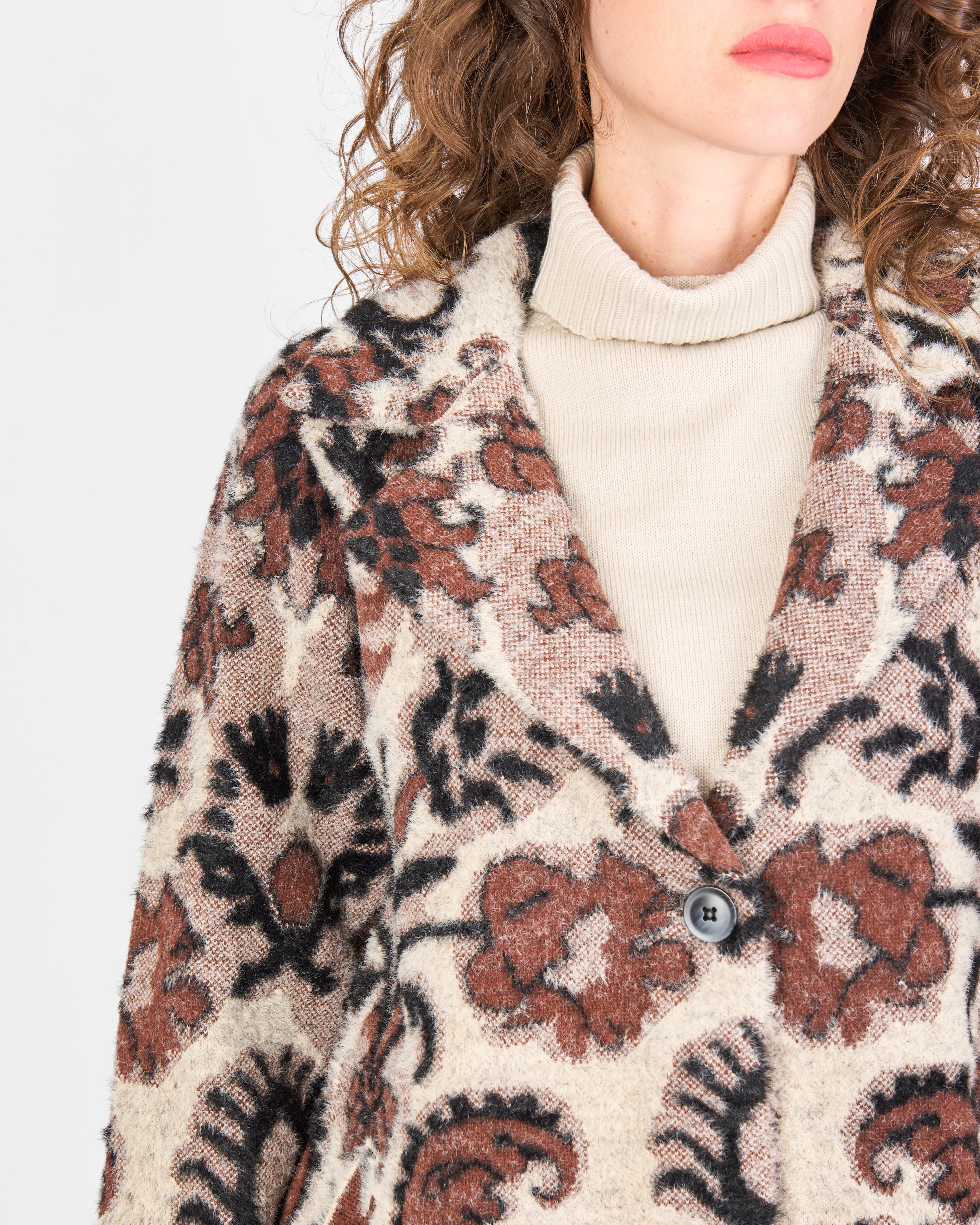 Cappotto jaquard decò 2630