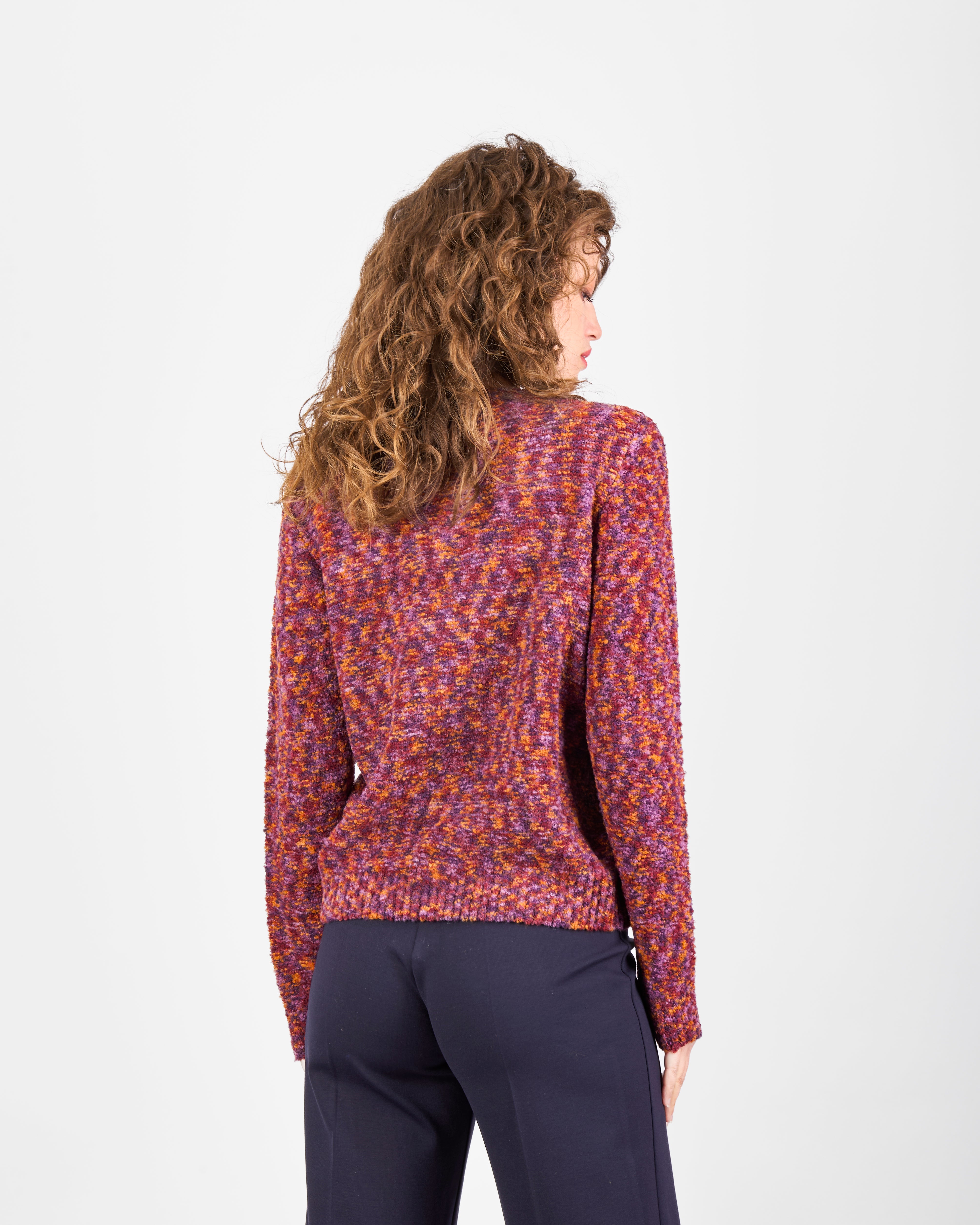 Maglia girocollo bouclè 1971