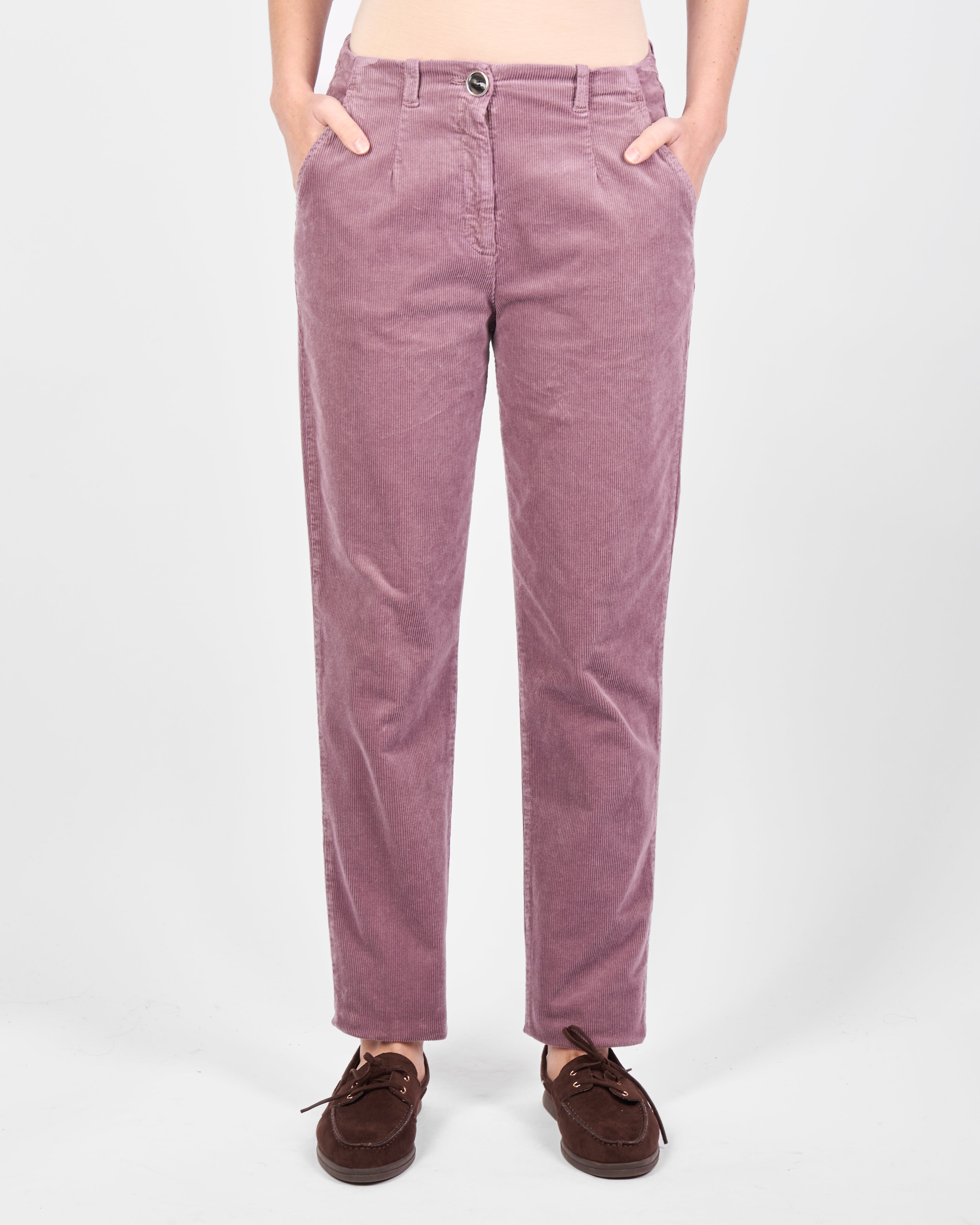 Pantalone tasca lato velluto coste piccole FINN