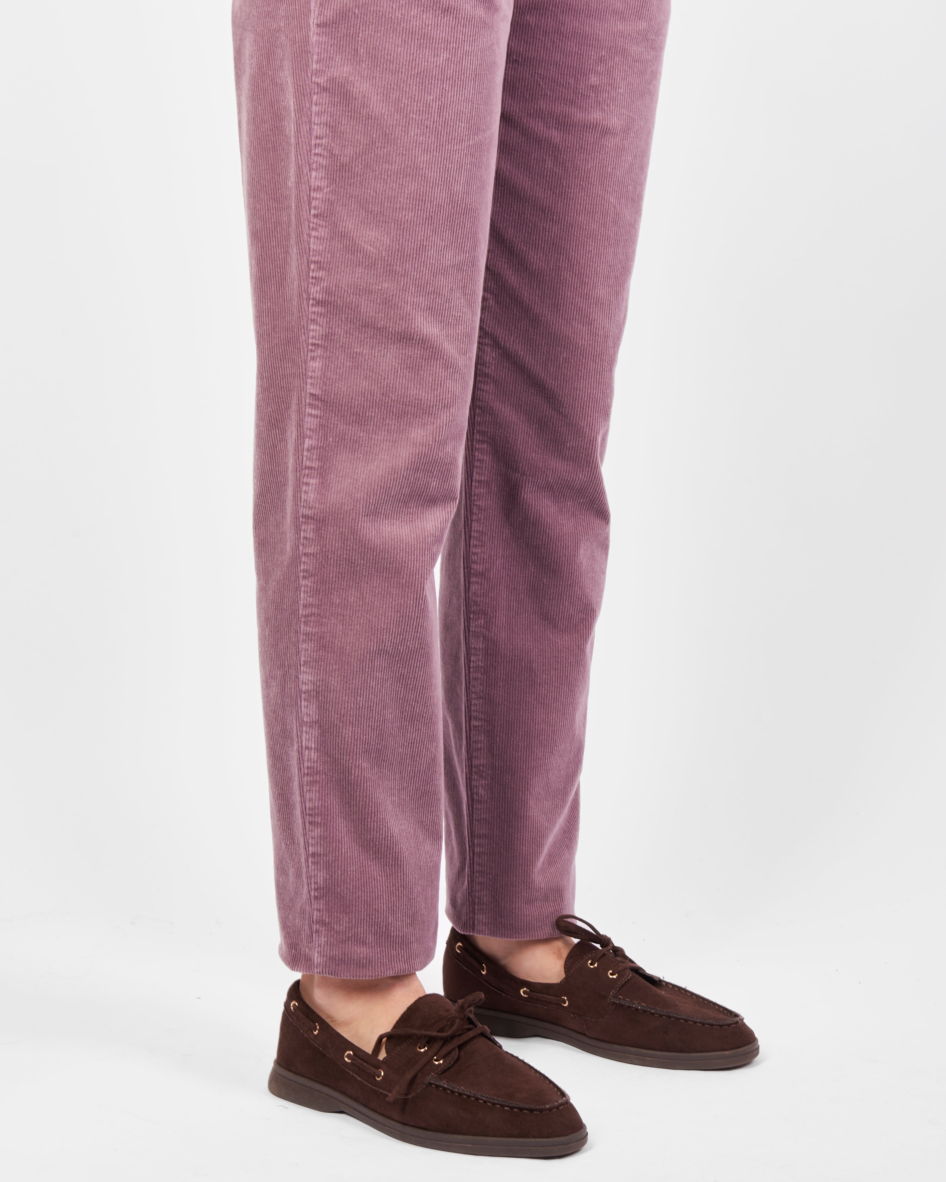 Pantalone tasca lato velluto coste piccole FINN