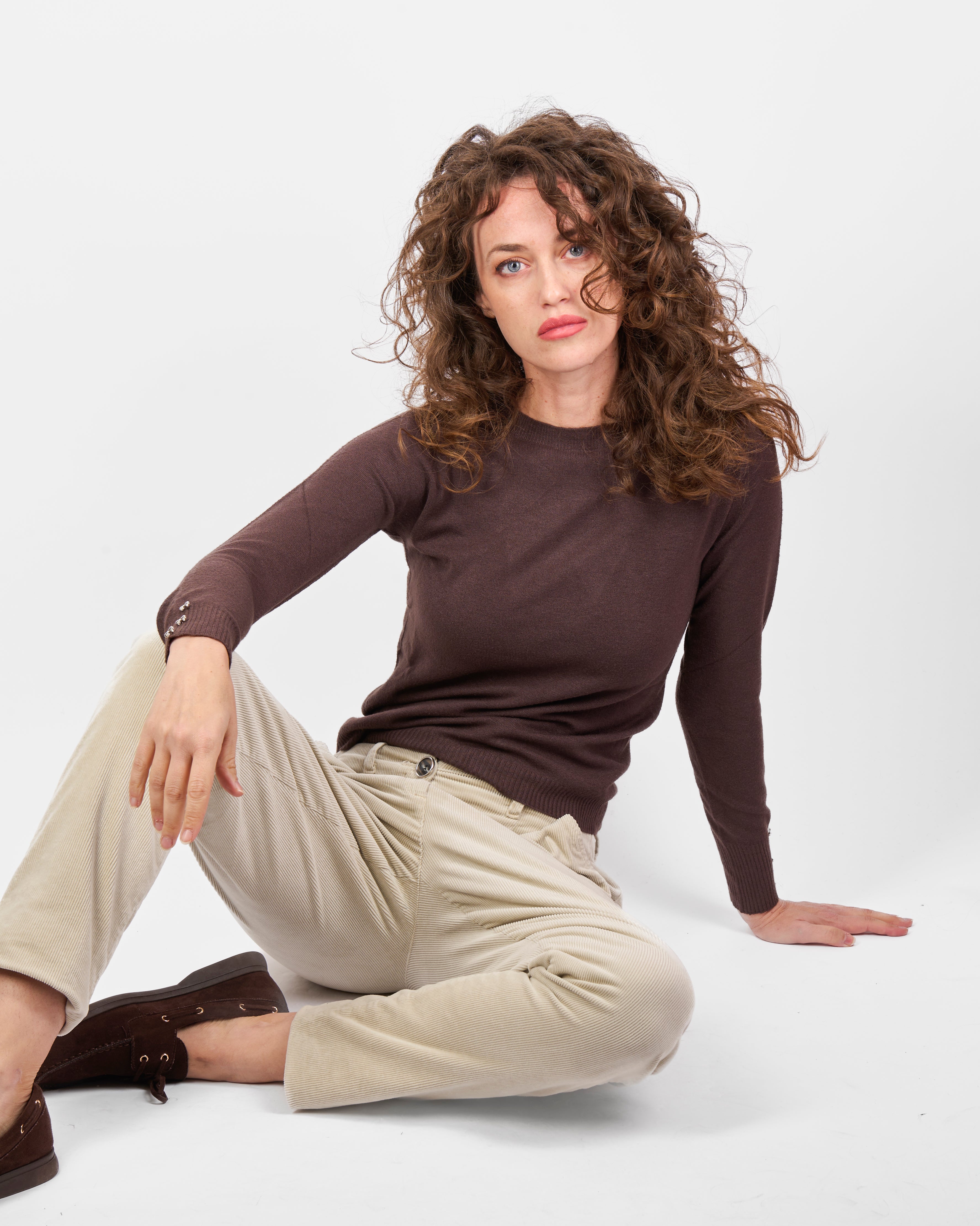 Pantalone tasca lato velluto coste piccole FINN