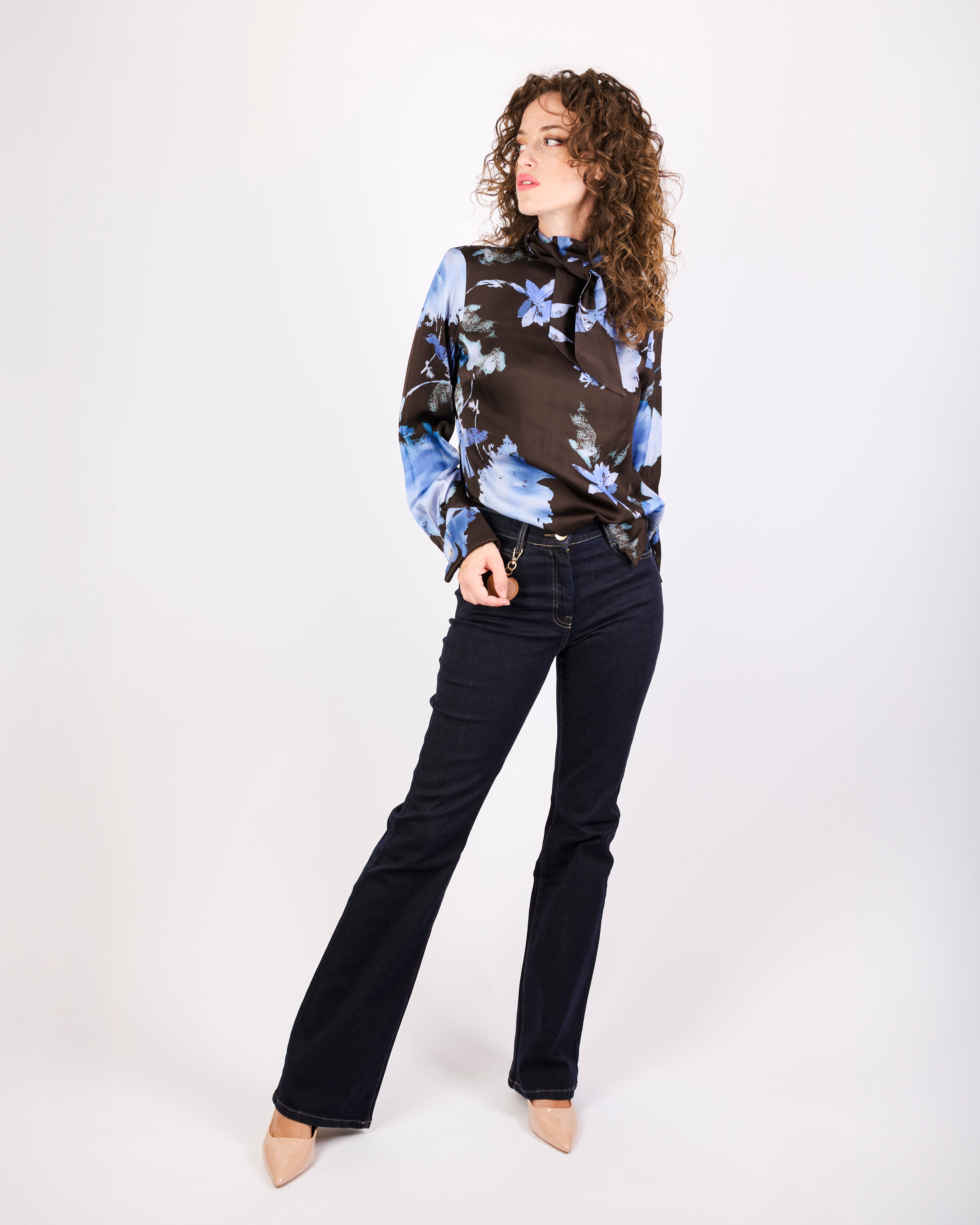 Jeans 5 tasche stretch zampa MALAGA
