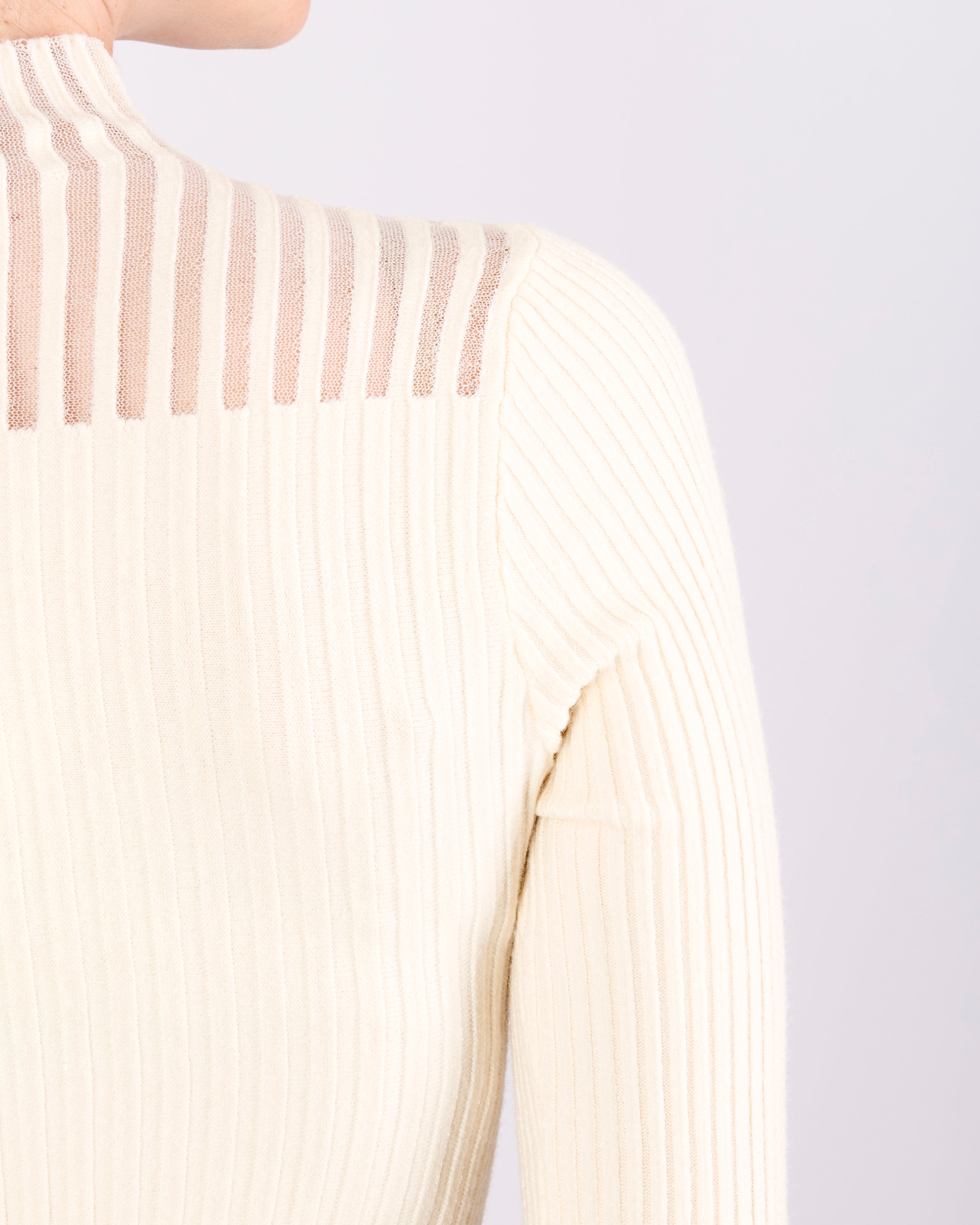 Maglia lupetto trasparenze MALIZIA