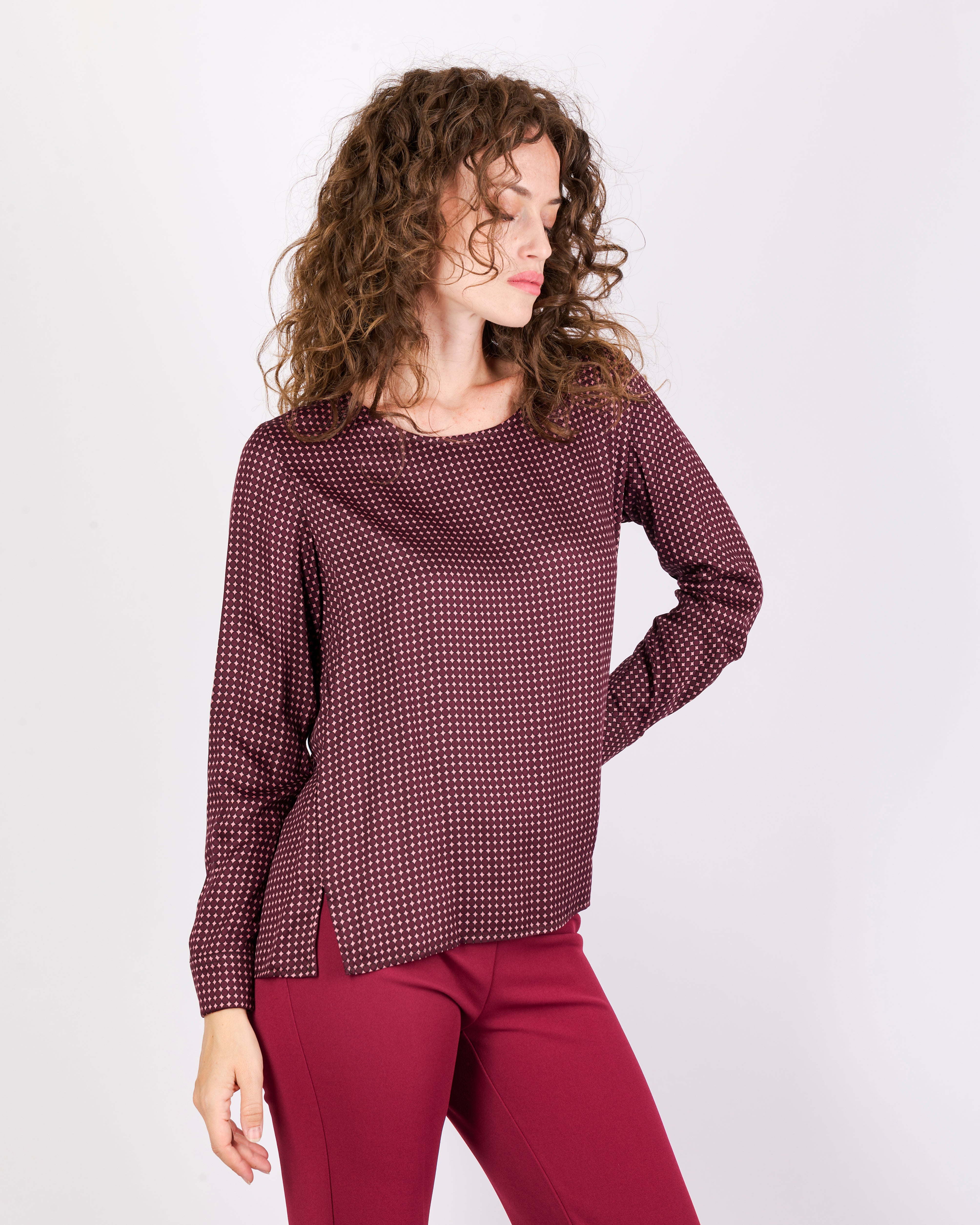 Casacca in viscosa fantasia SAN FRANCISCO