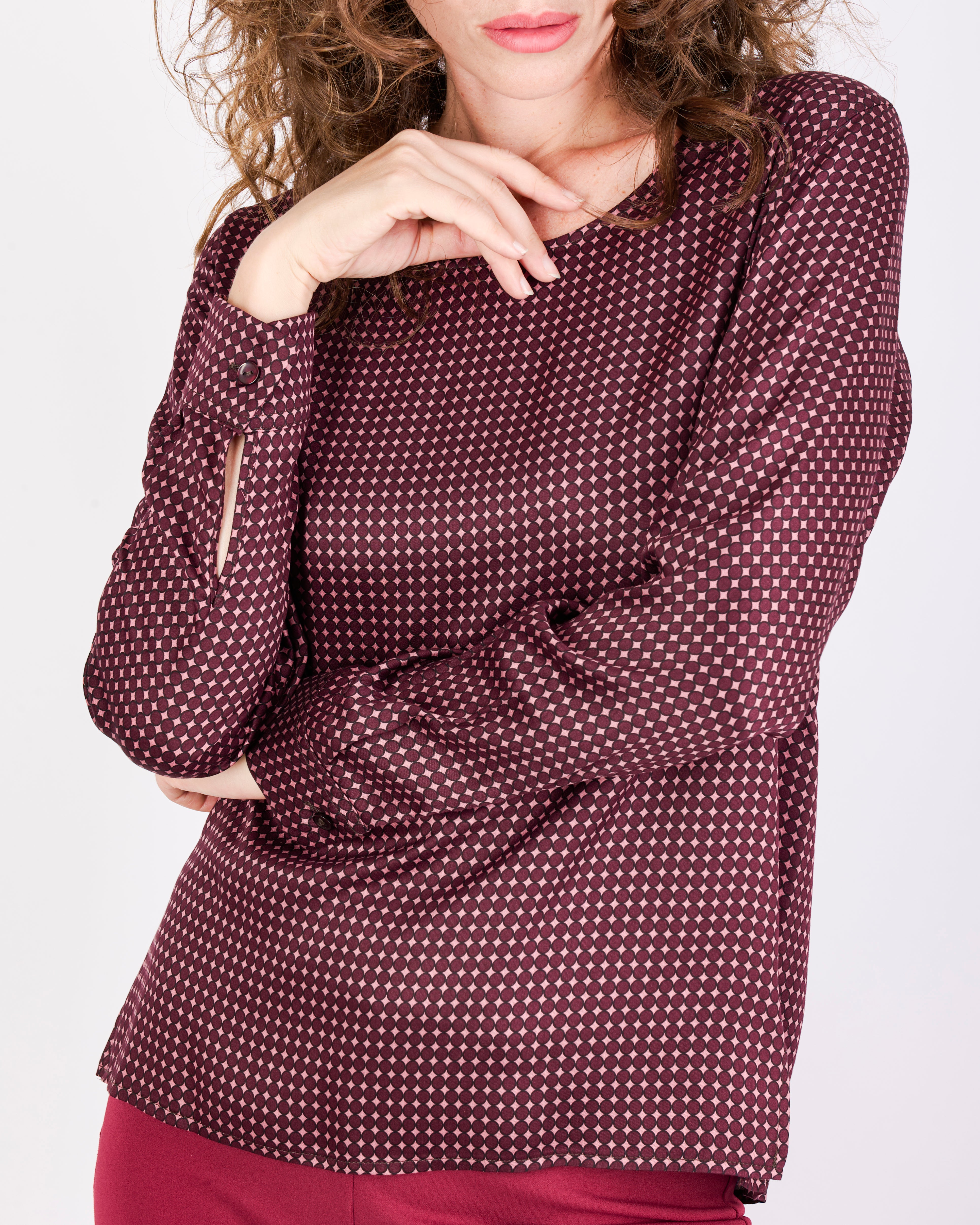 Casacca in viscosa fantasia SAN FRANCISCO