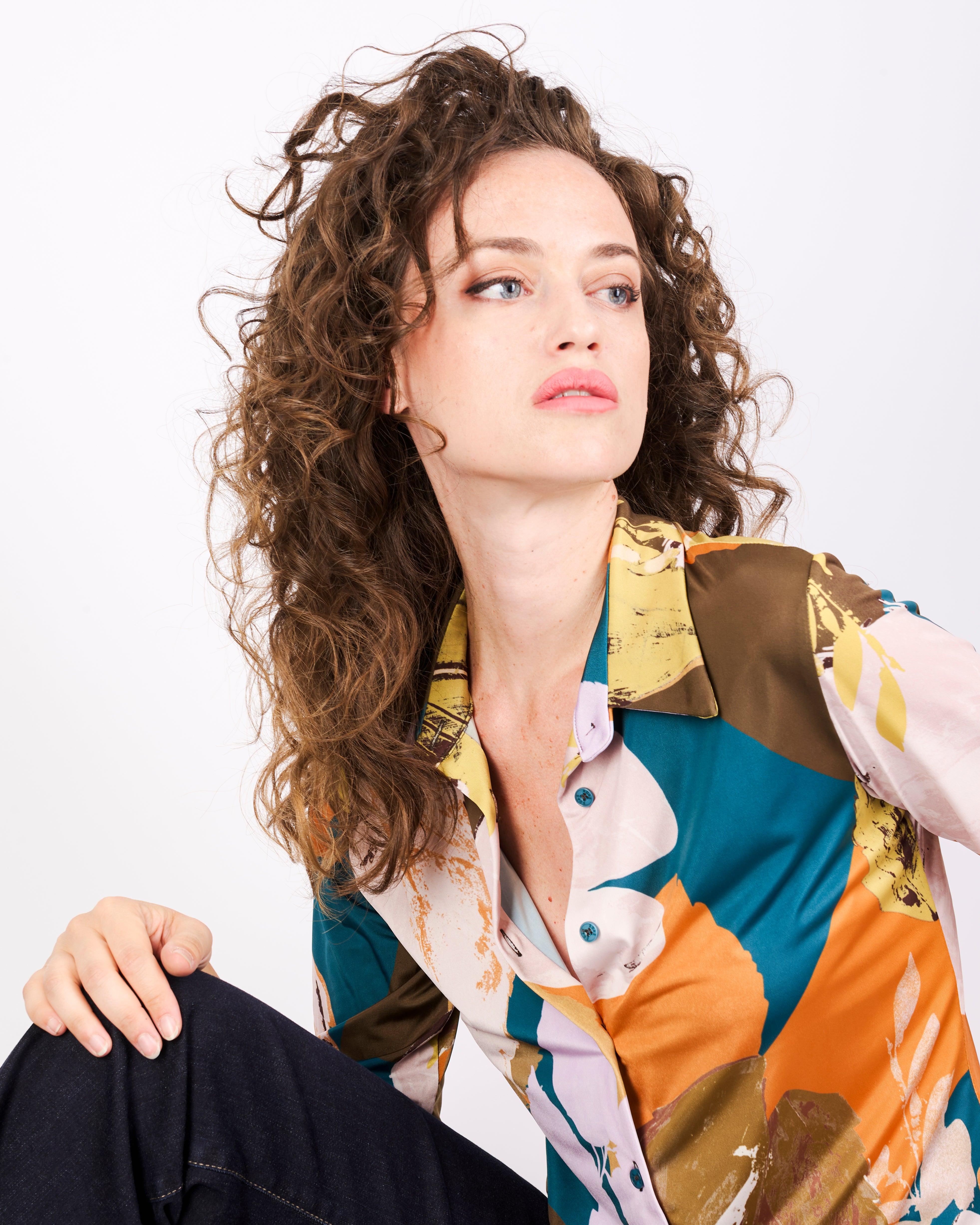 Camicia in jersey fantasia CANGURO