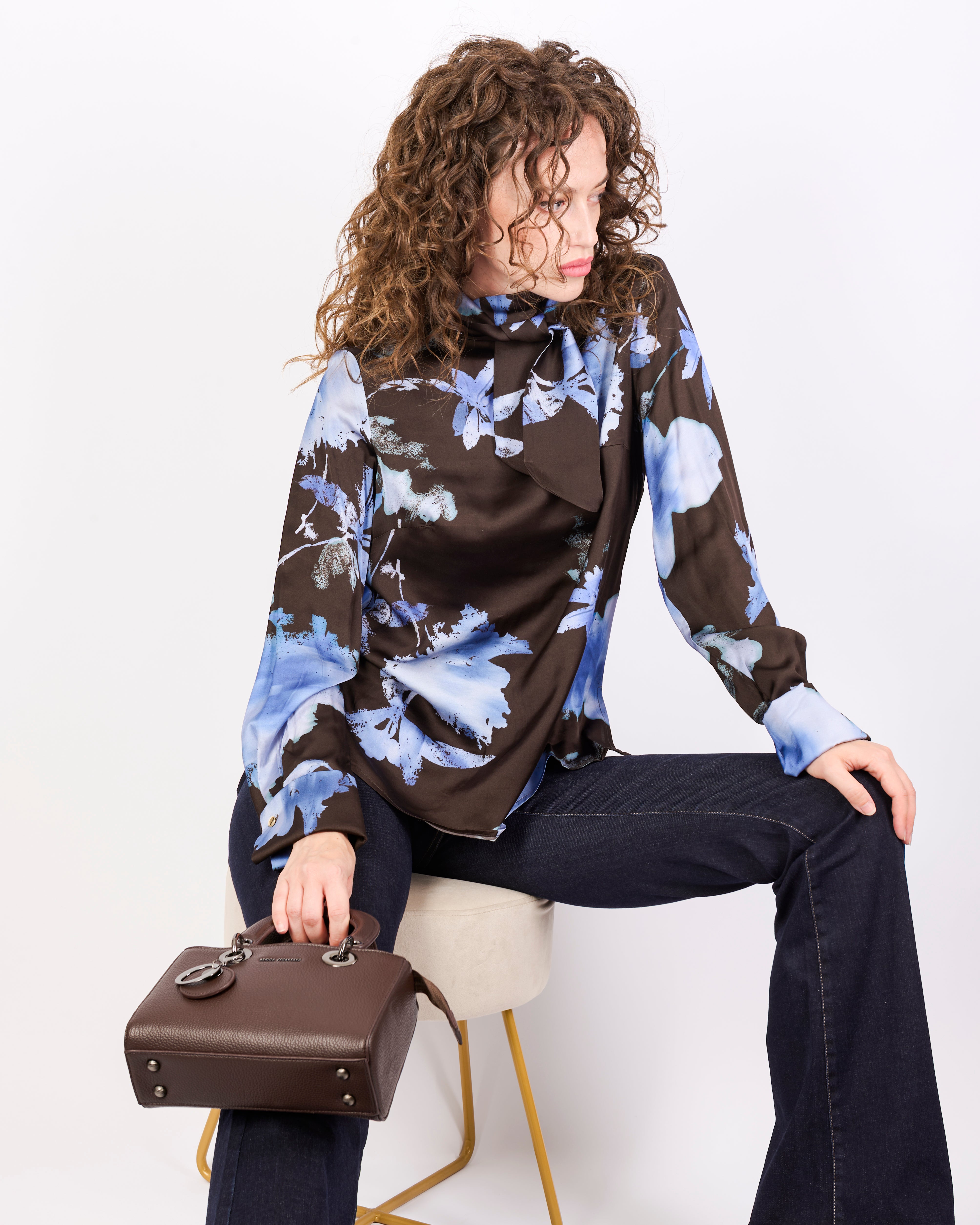 Casacca in viscosa fantasia CATENA