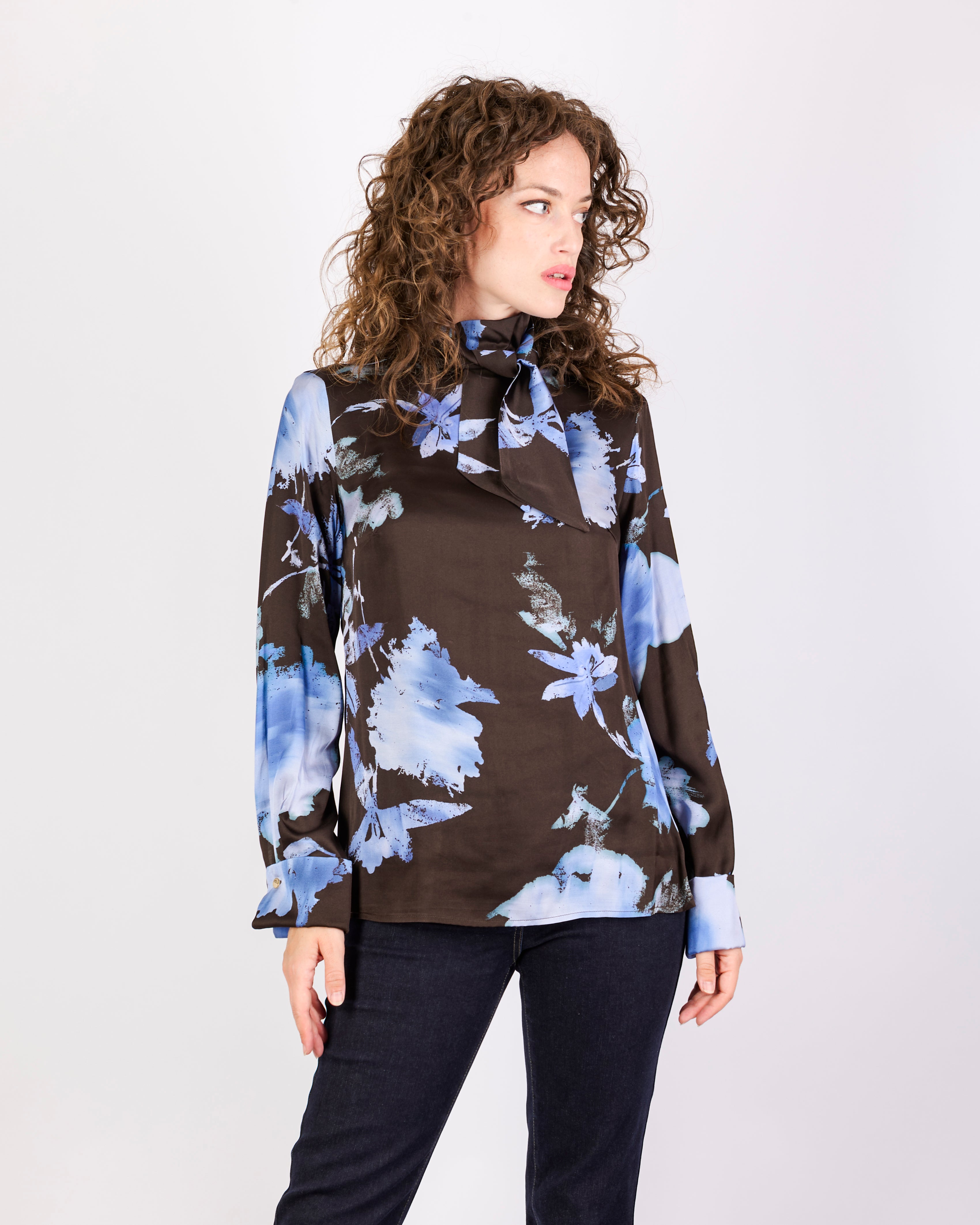 Casacca in viscosa fantasia CATENA