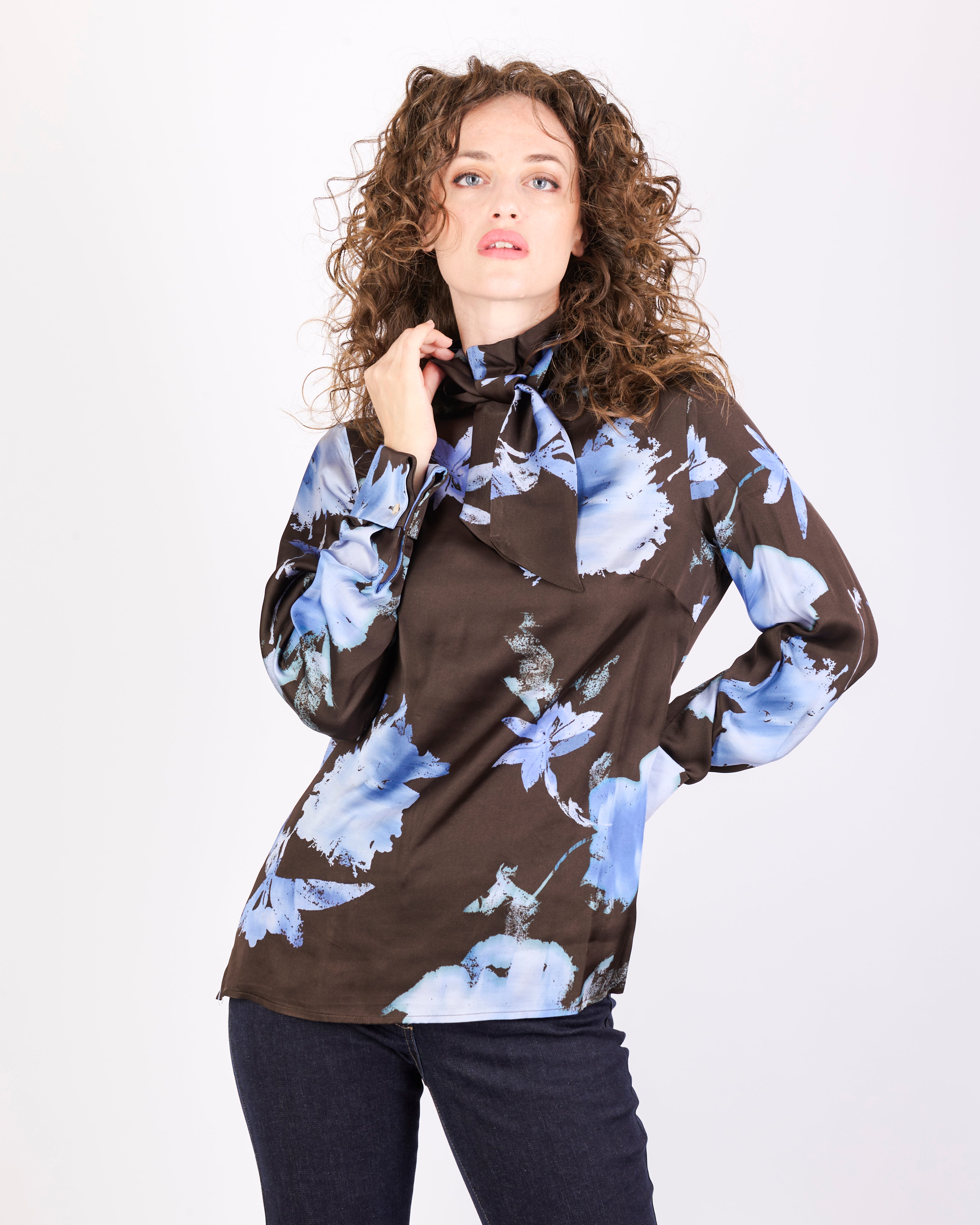 Casacca in viscosa fantasia CATENA