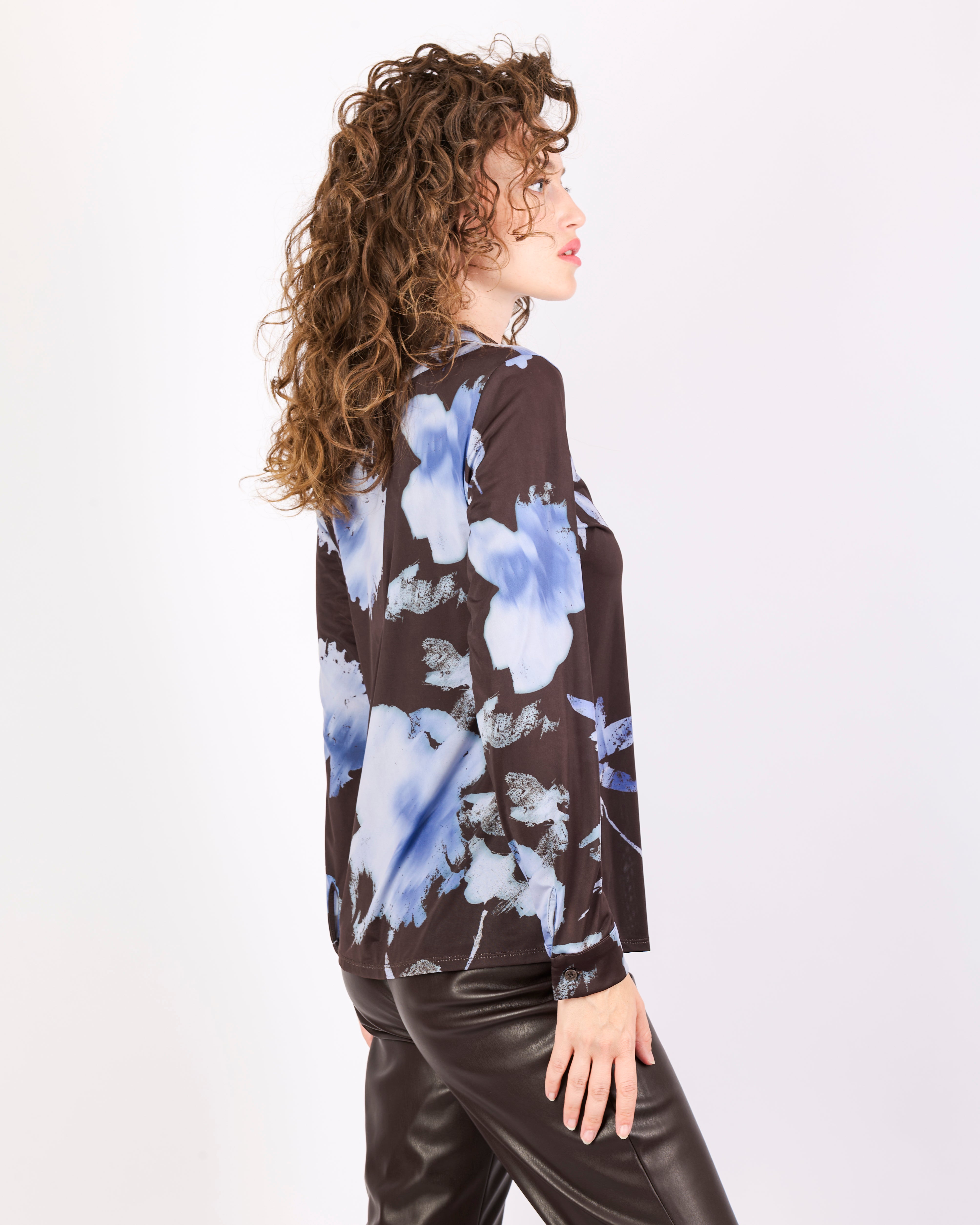 Camicia in jersey fantasia CANGURO