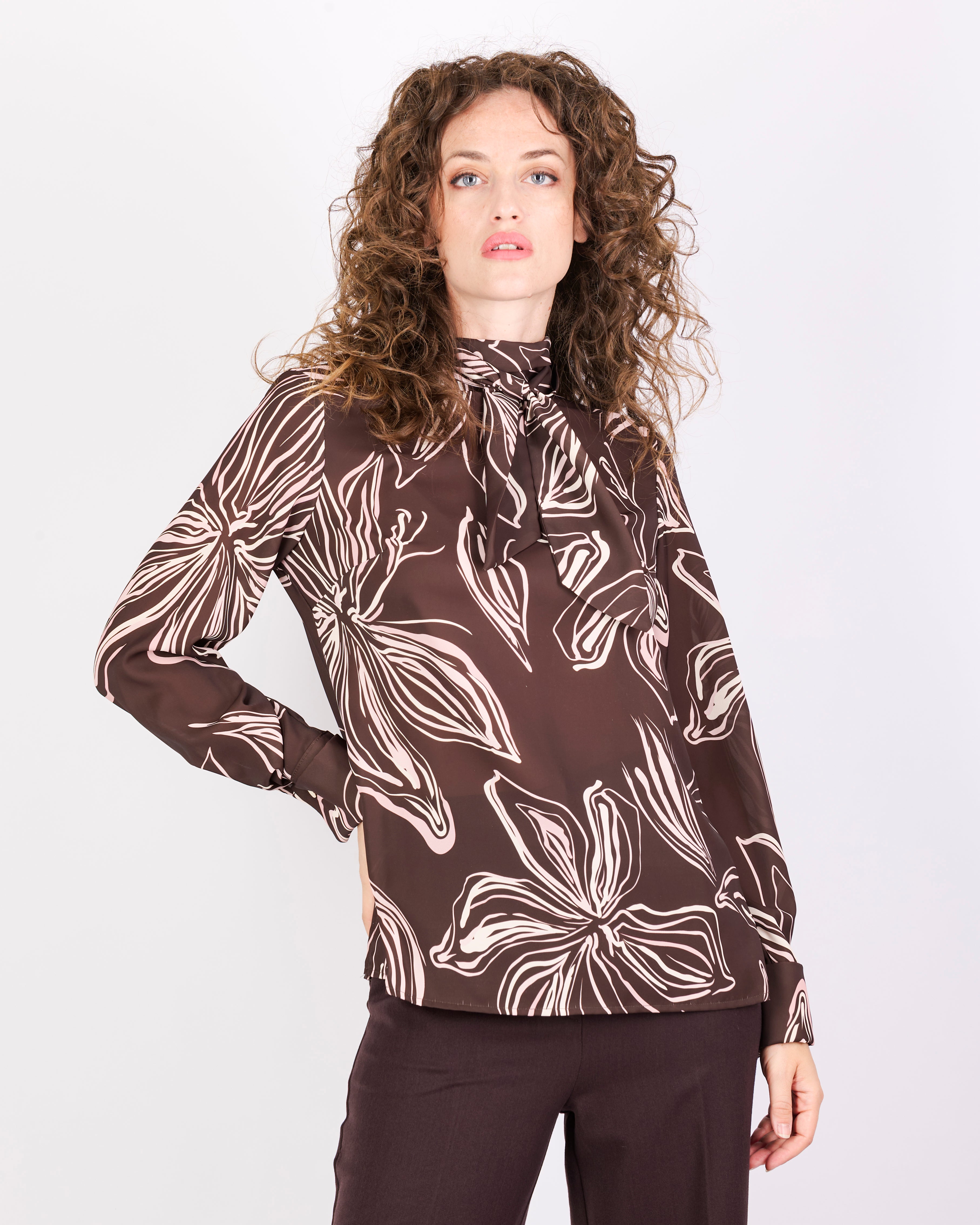 Casacca in viscosa fantasia CATENA