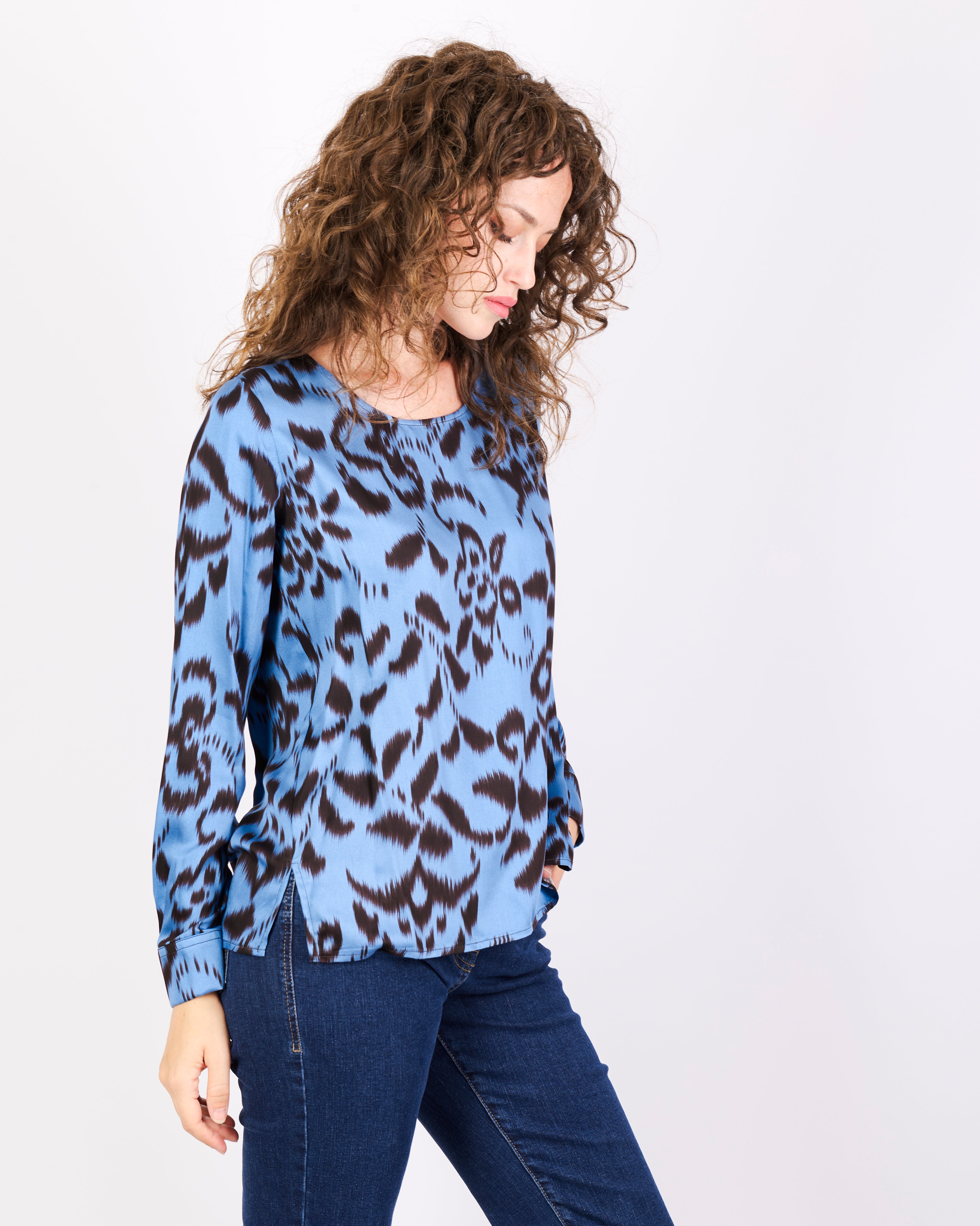 Casacca in viscosa fantasia SEATTLE