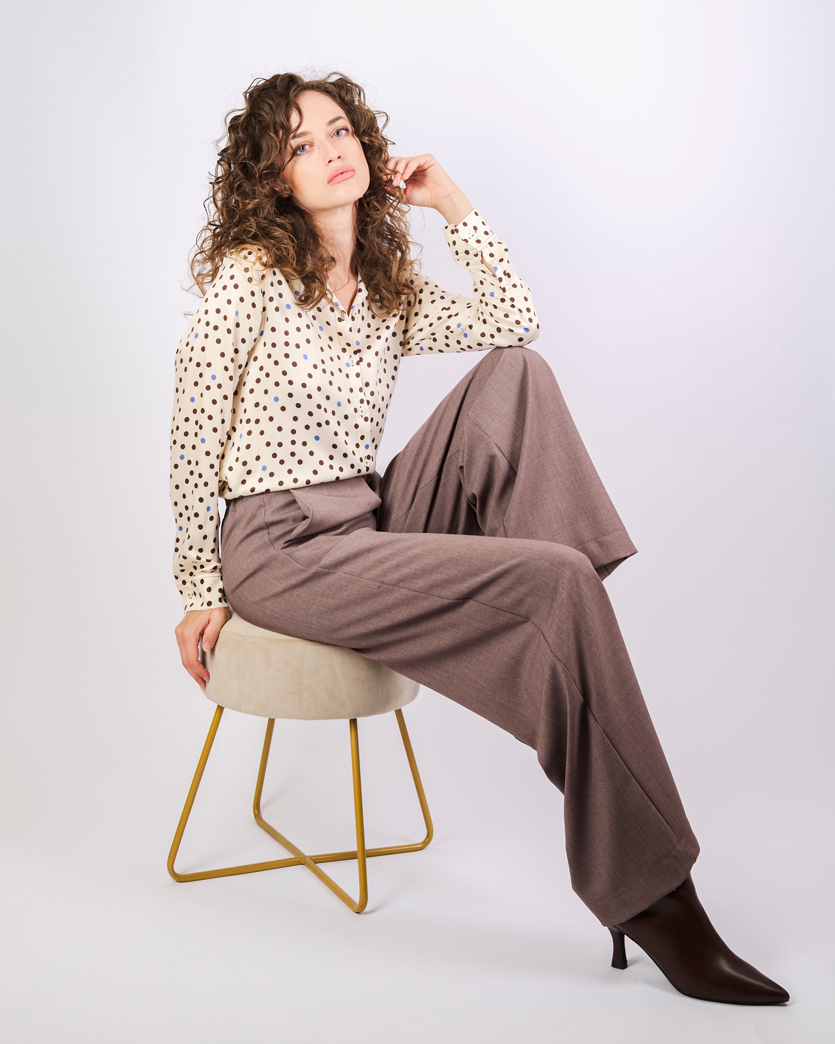 Pantalone largo elastico dietro comfort H152/25