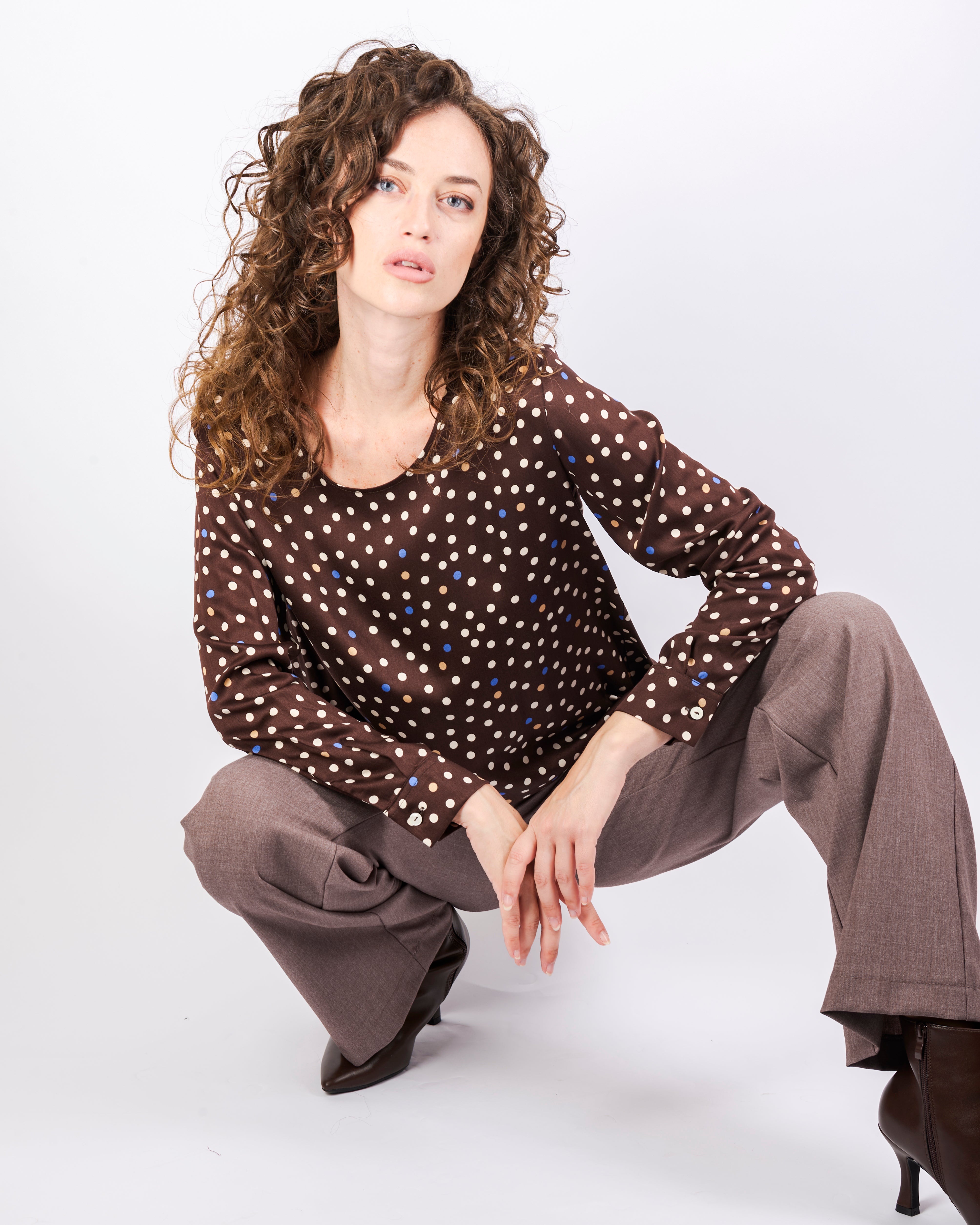 Casacca in viscosa fantasia BOSTON