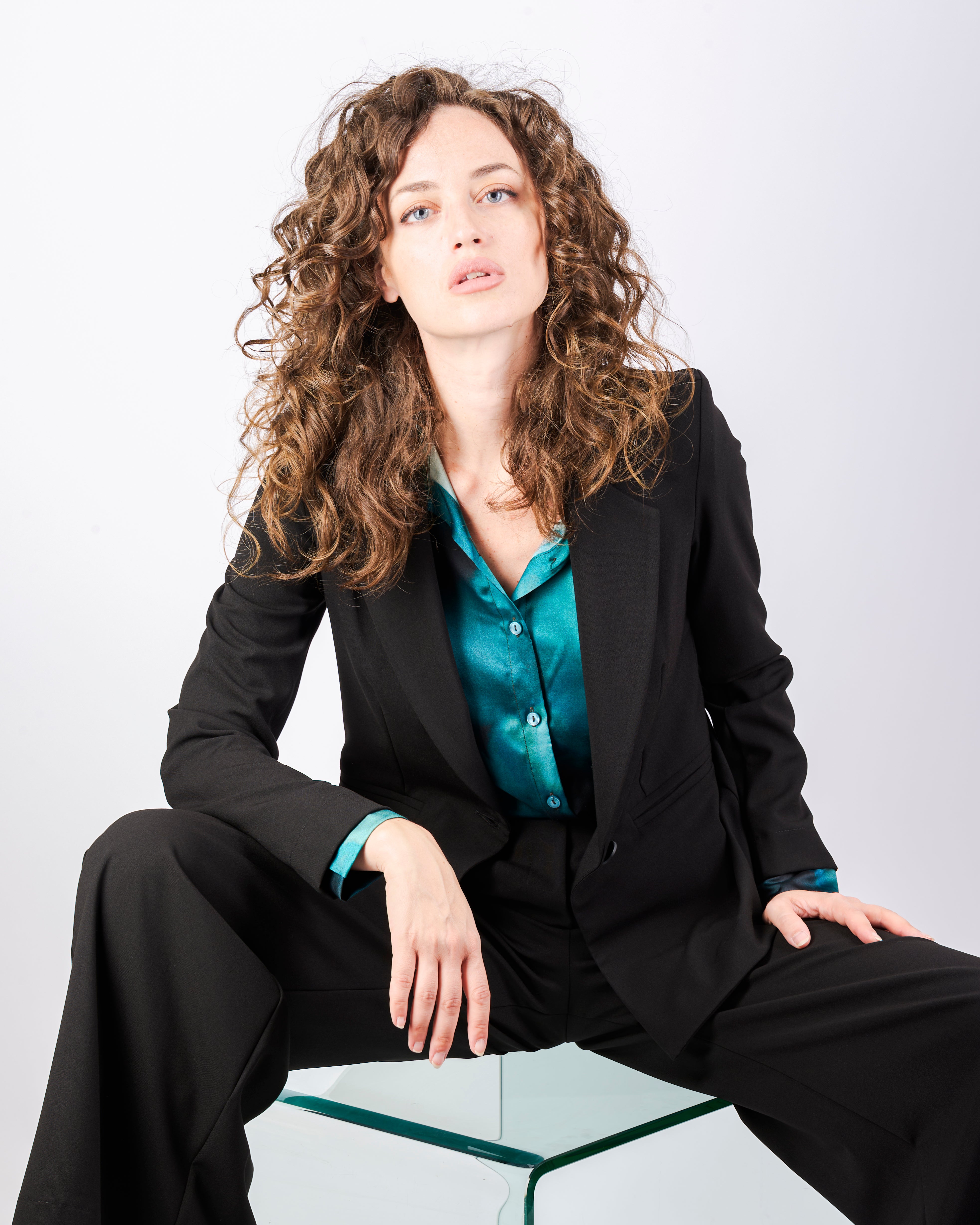 Giacca blazer fresco lana bottone H507/25