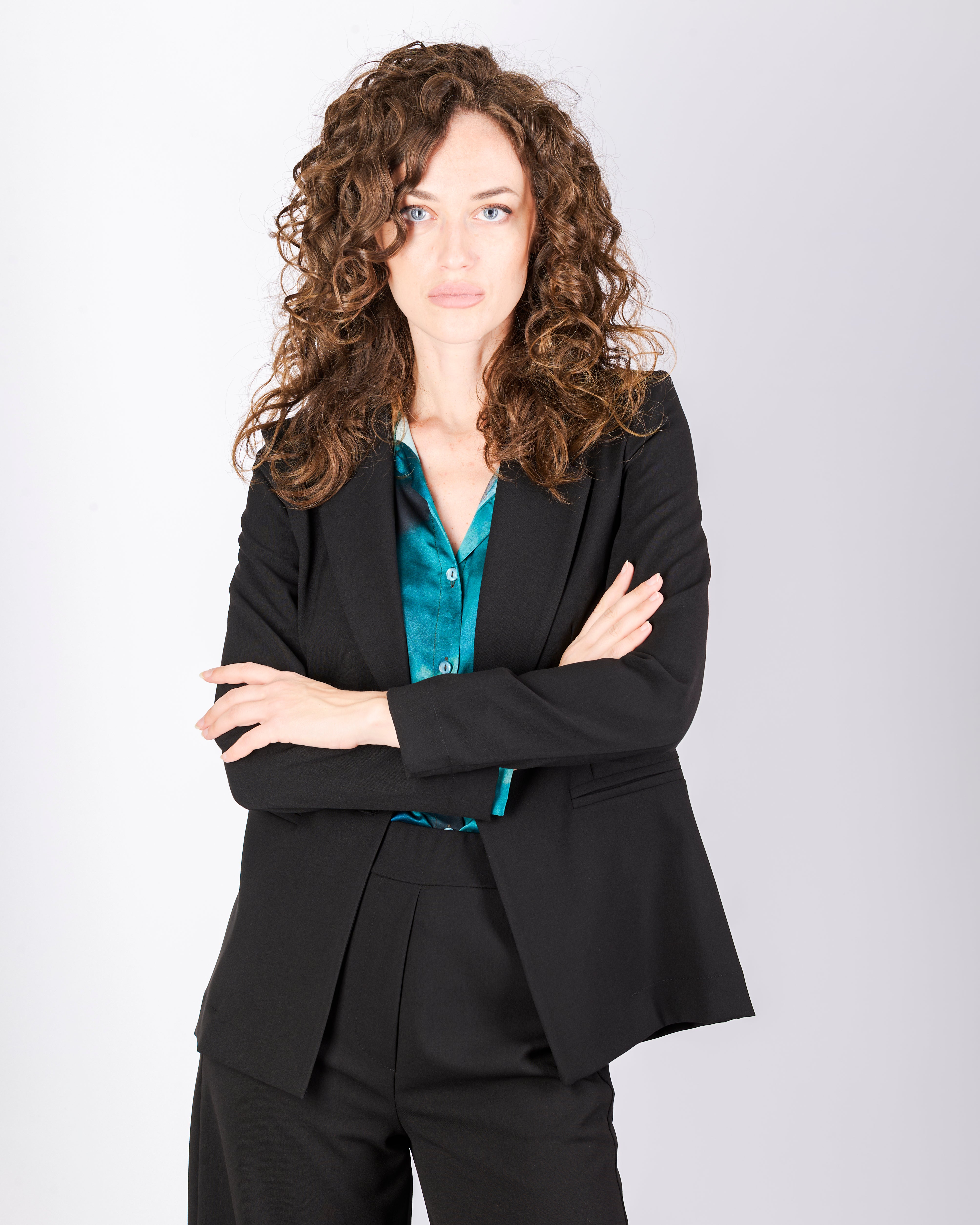 Giacca blazer fresco lana bottone H507/25