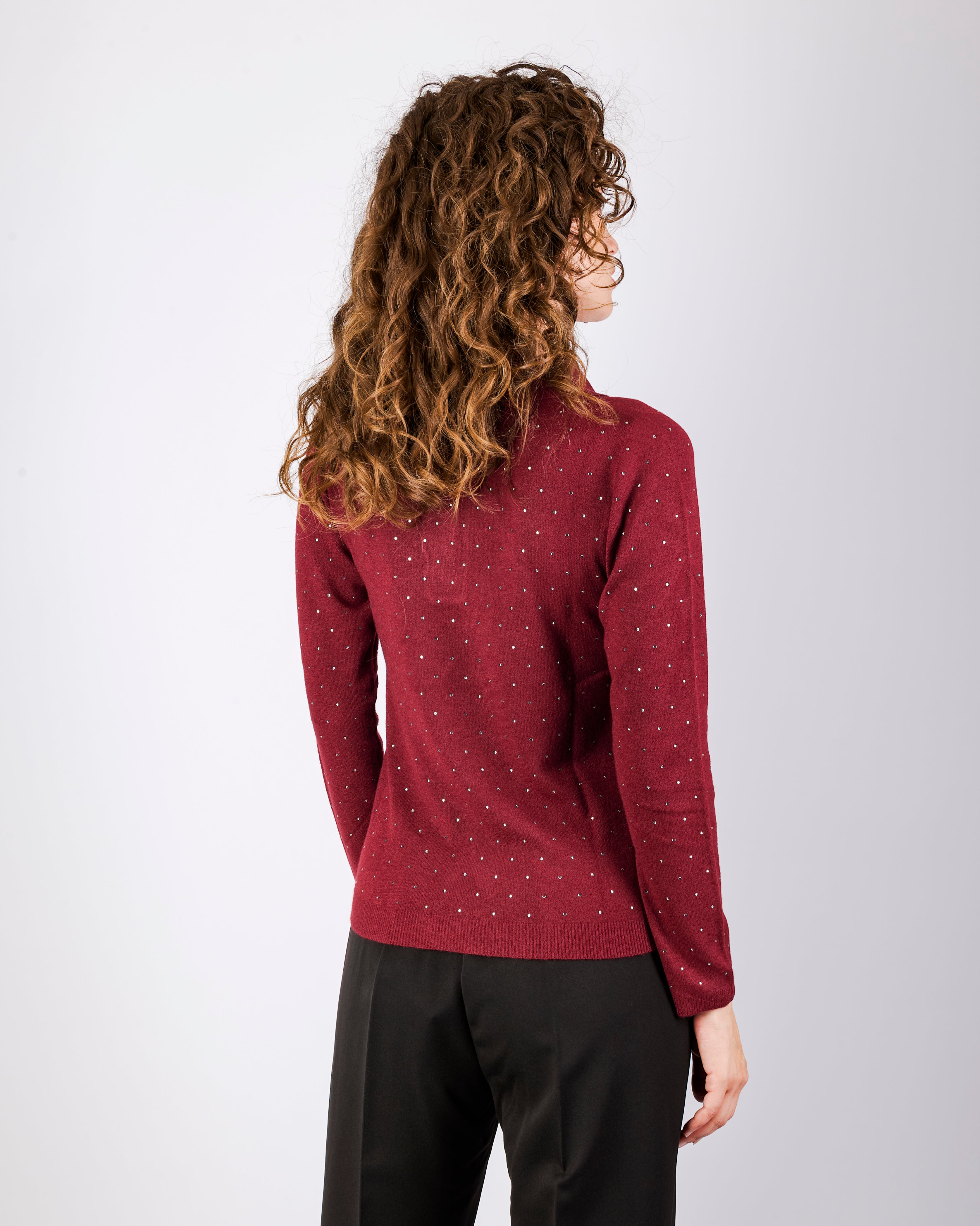 Polo viscosa punti luce PA9046