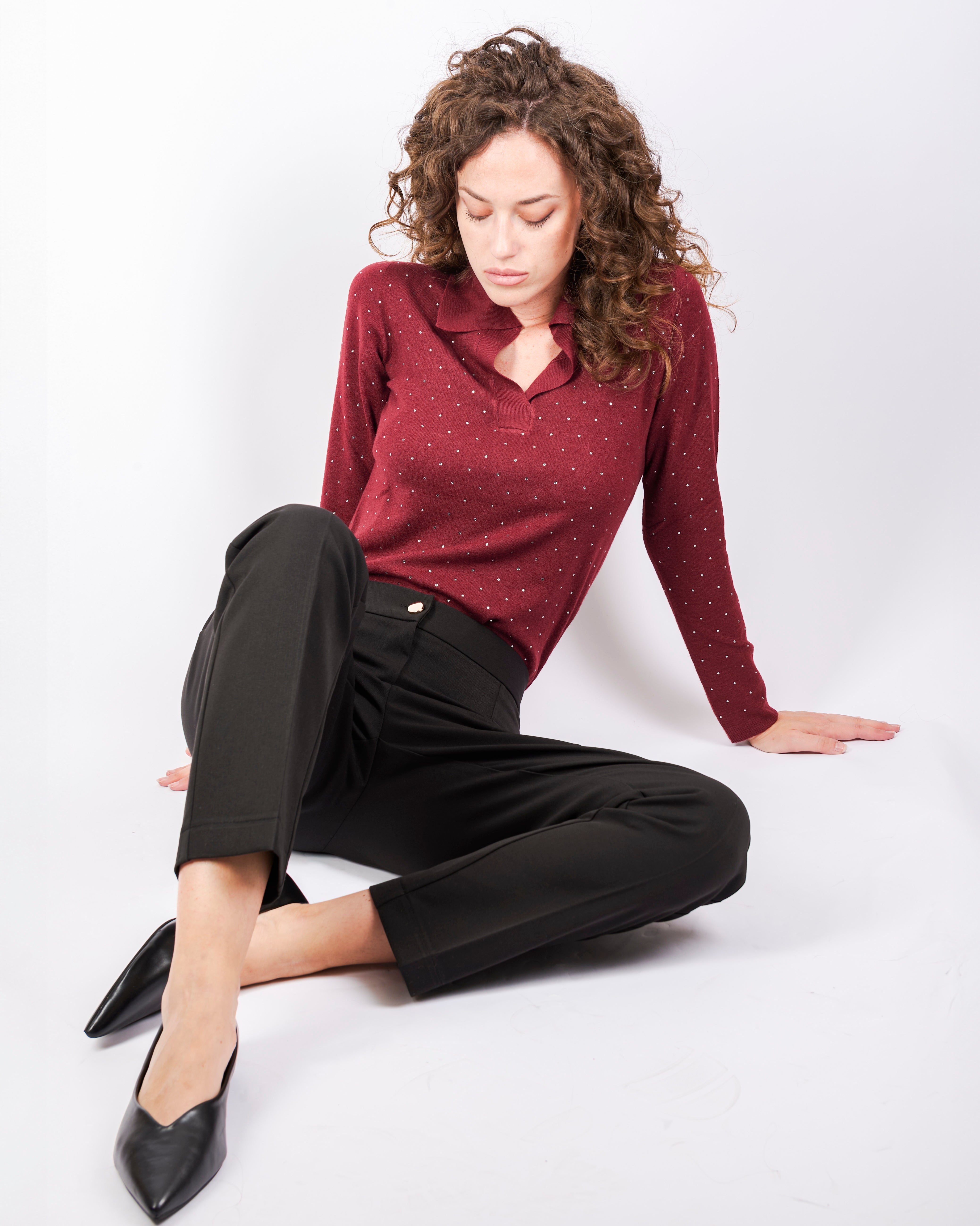 Pantalone con elastico dietro FIORE