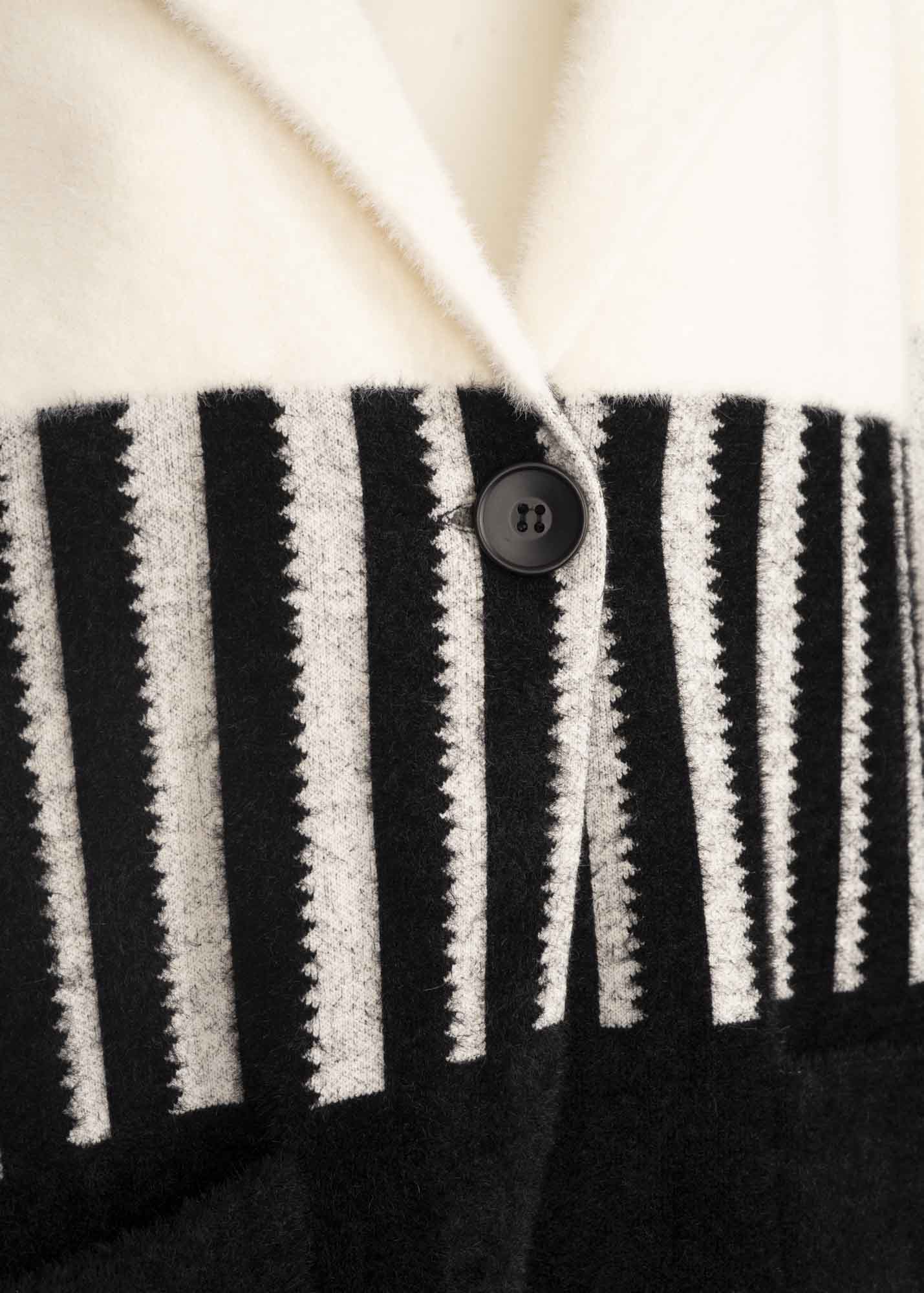 Cappotto bicolore rever 2121